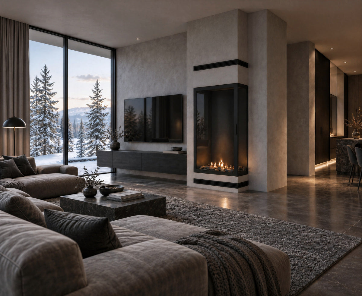 Base Vertical Corner Right Full Glass 80 x 180 cm