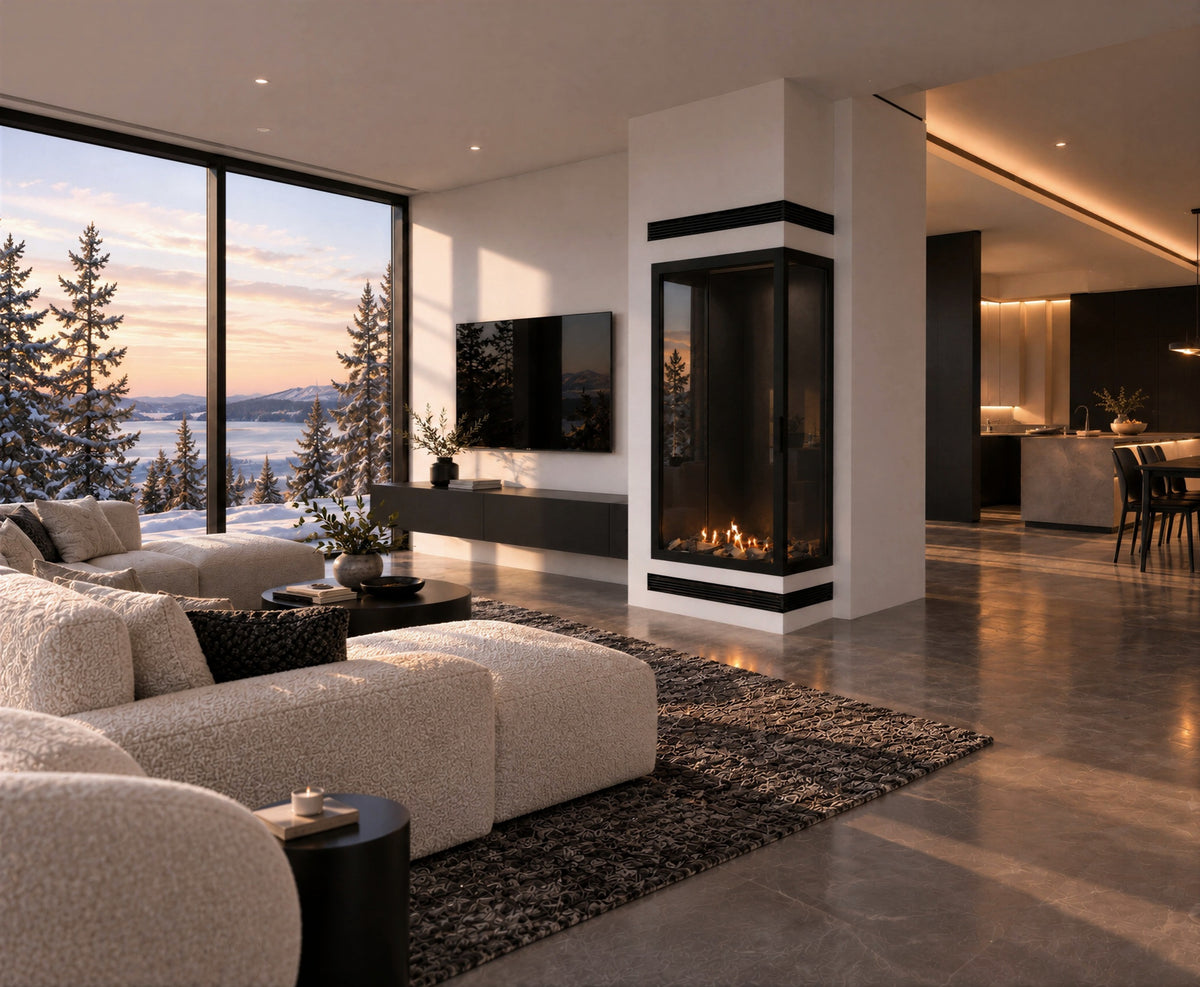 Base Vertical Corner Right Full Glass 80 x 200 cm