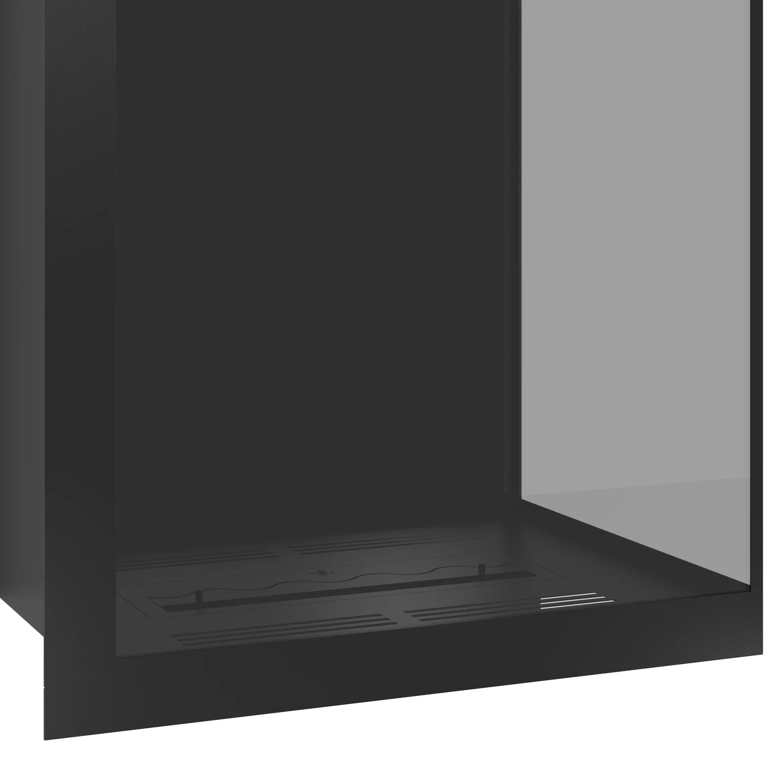Base Vertical Corner Right Full Glass 80 x 100 cm