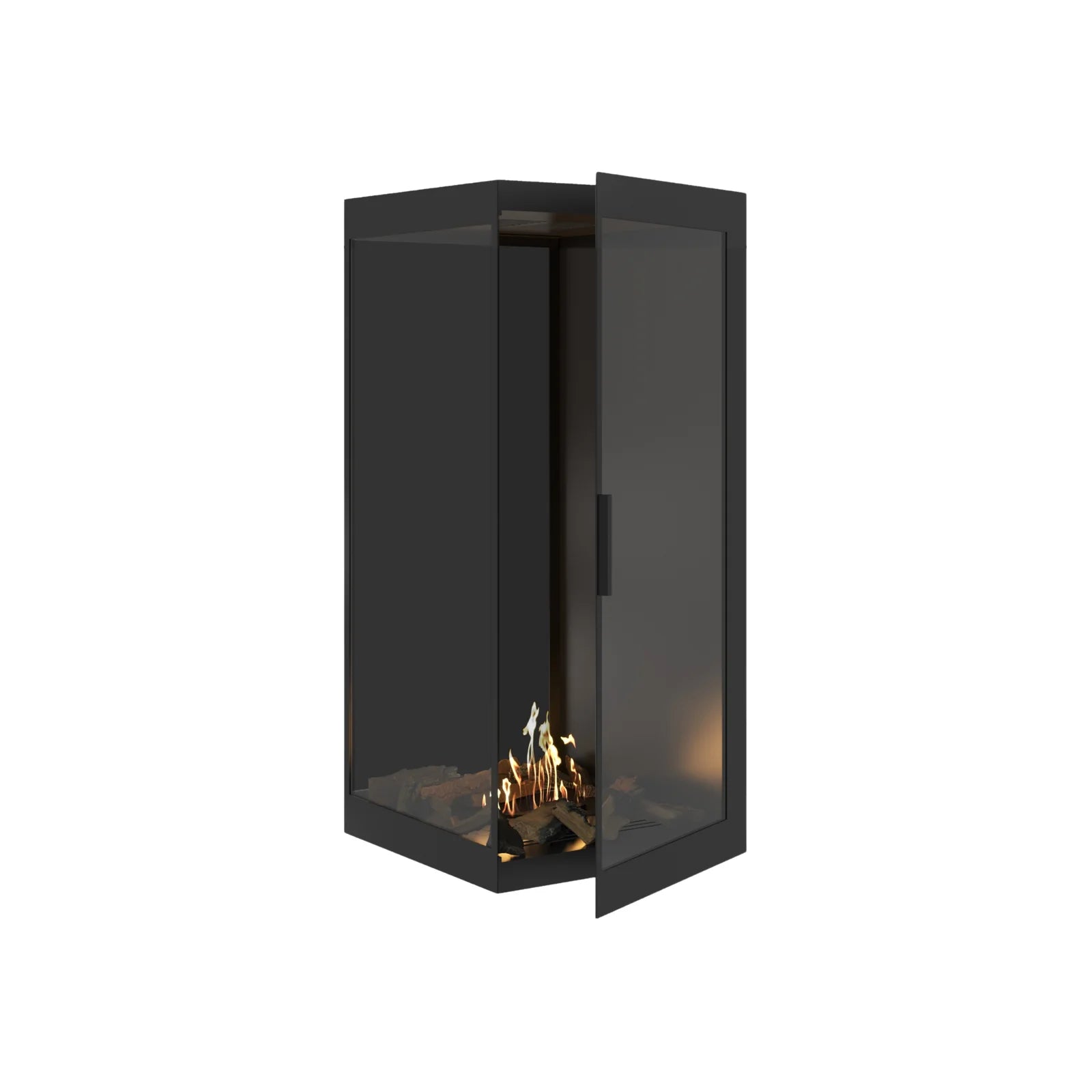 Base Vertical Corner Left Full Glass 60 x 100 cm