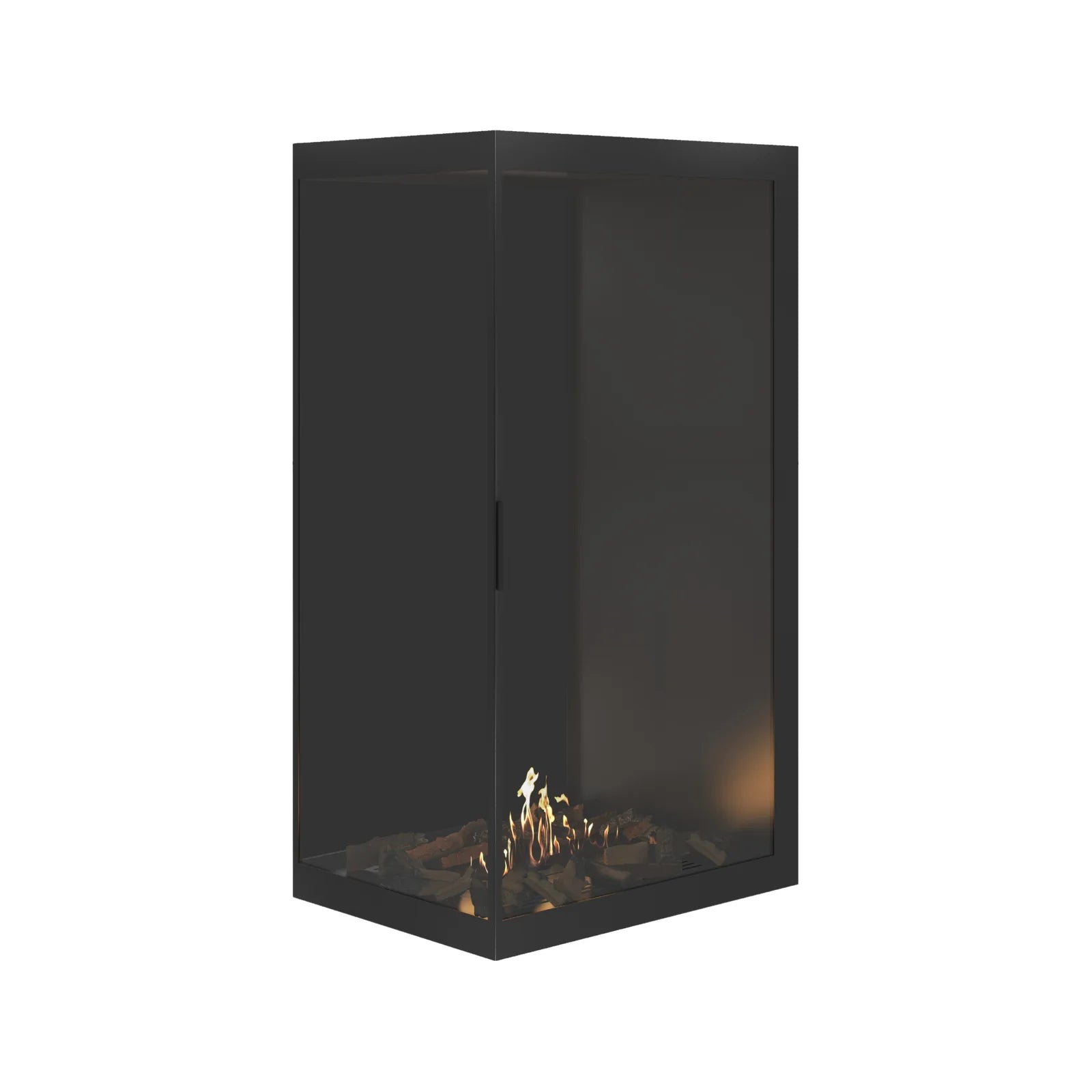 Image of Base Vertical Corner Left Full Glass 80 x 140 cm