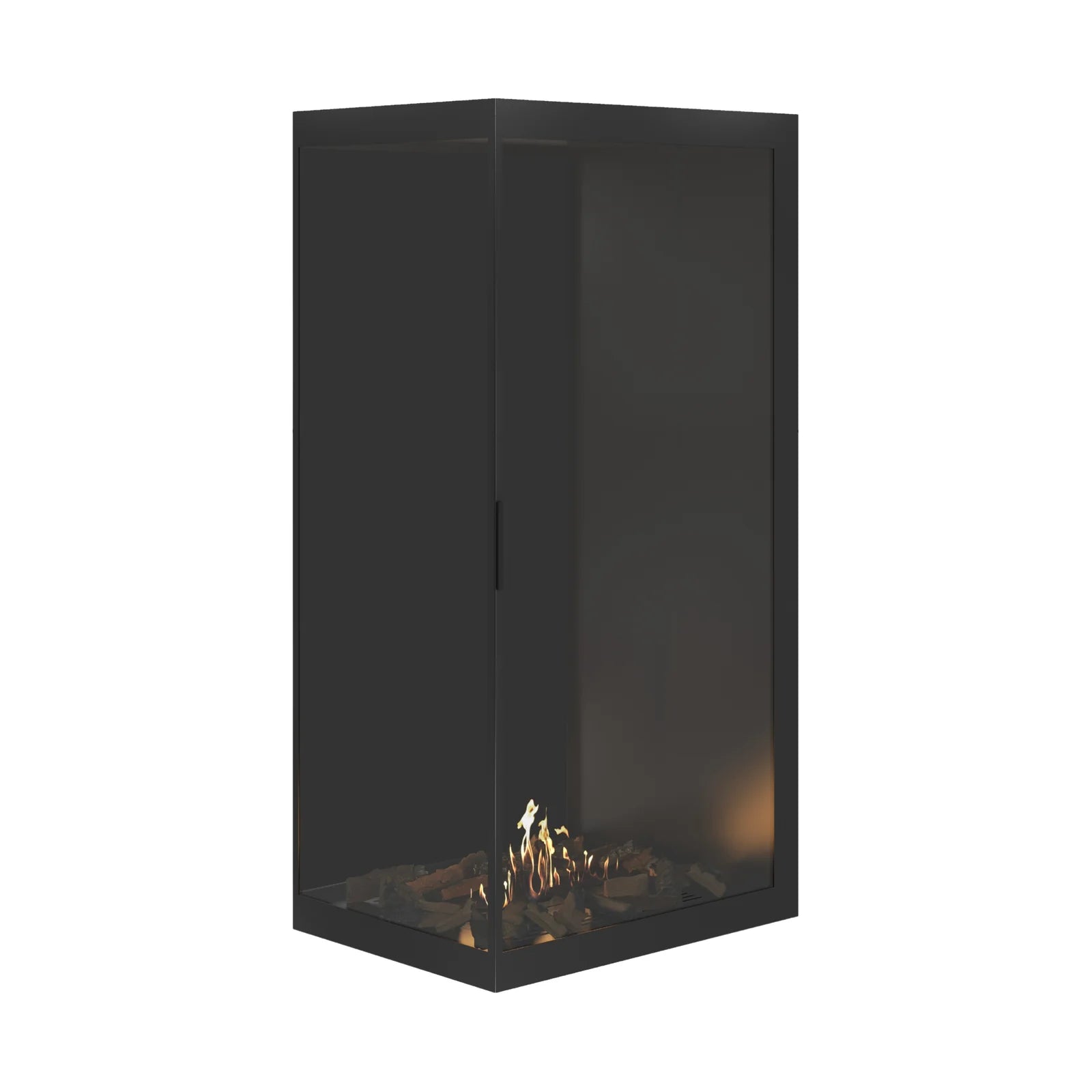 Image of Base Vertical Corner Left Full Glass 80 x 160 cm