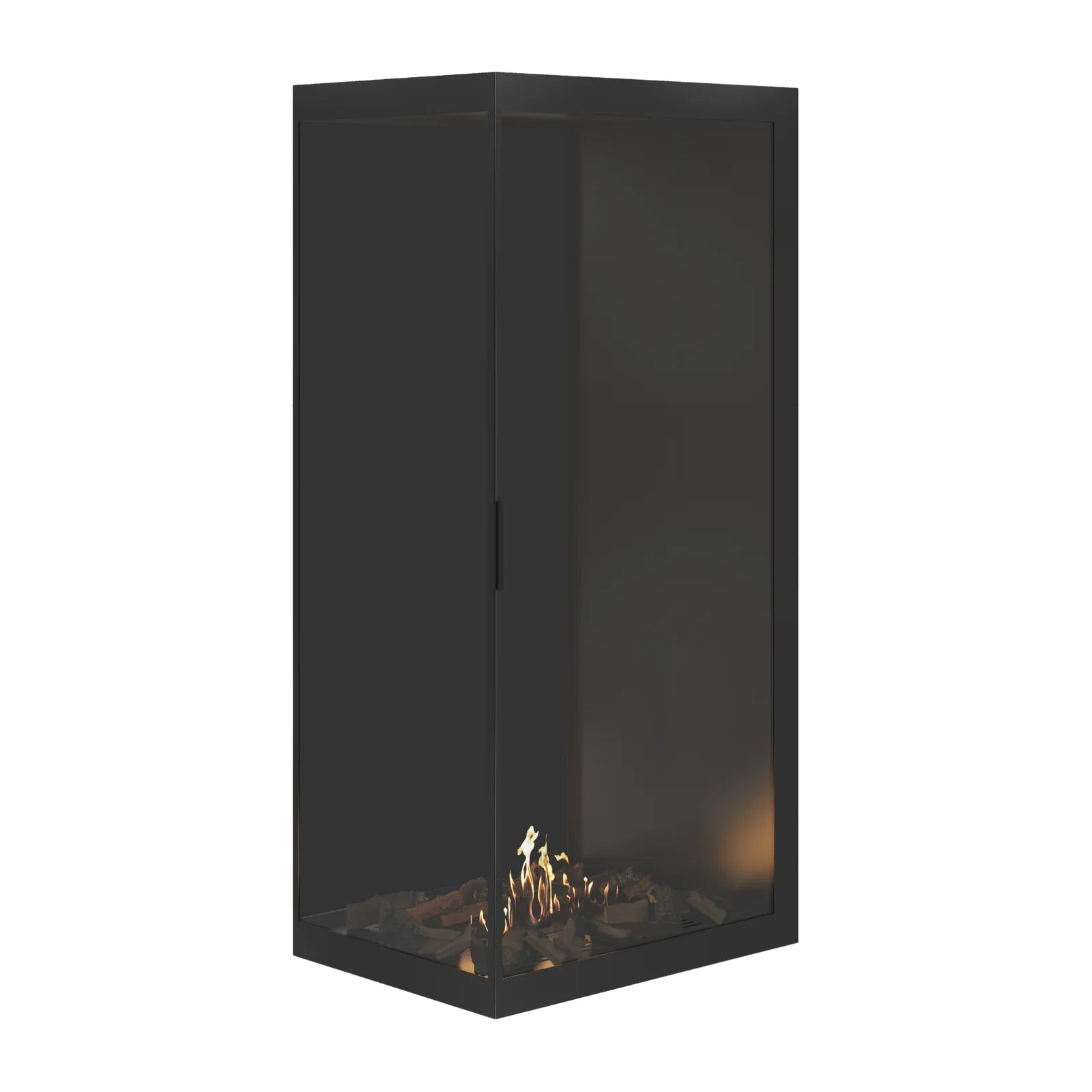 Image of Base Vertical Corner Left Full Glass 80 x 180 cm