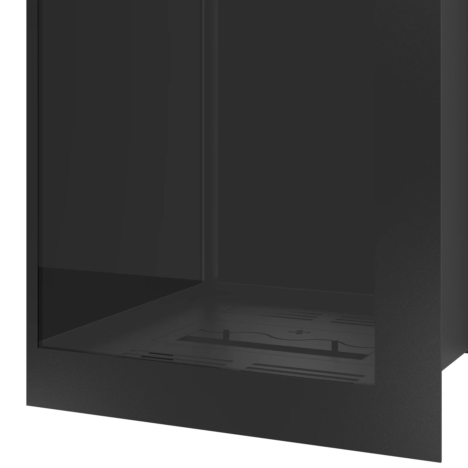 Image of Base Vertical Corner Right Full Glass 70 x 120 cm