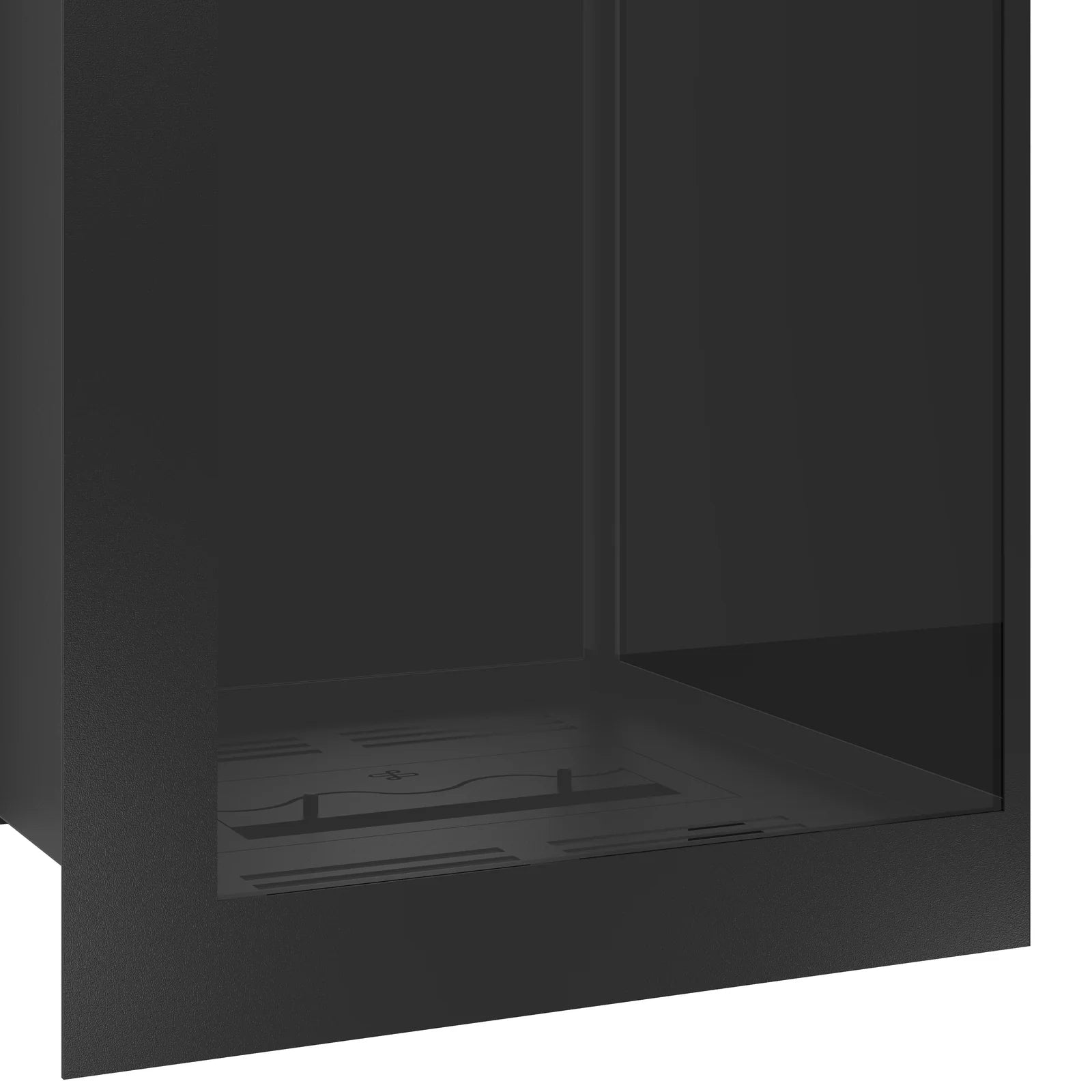 Base Vertical Corner Left Full Glass 60 x 140 cm