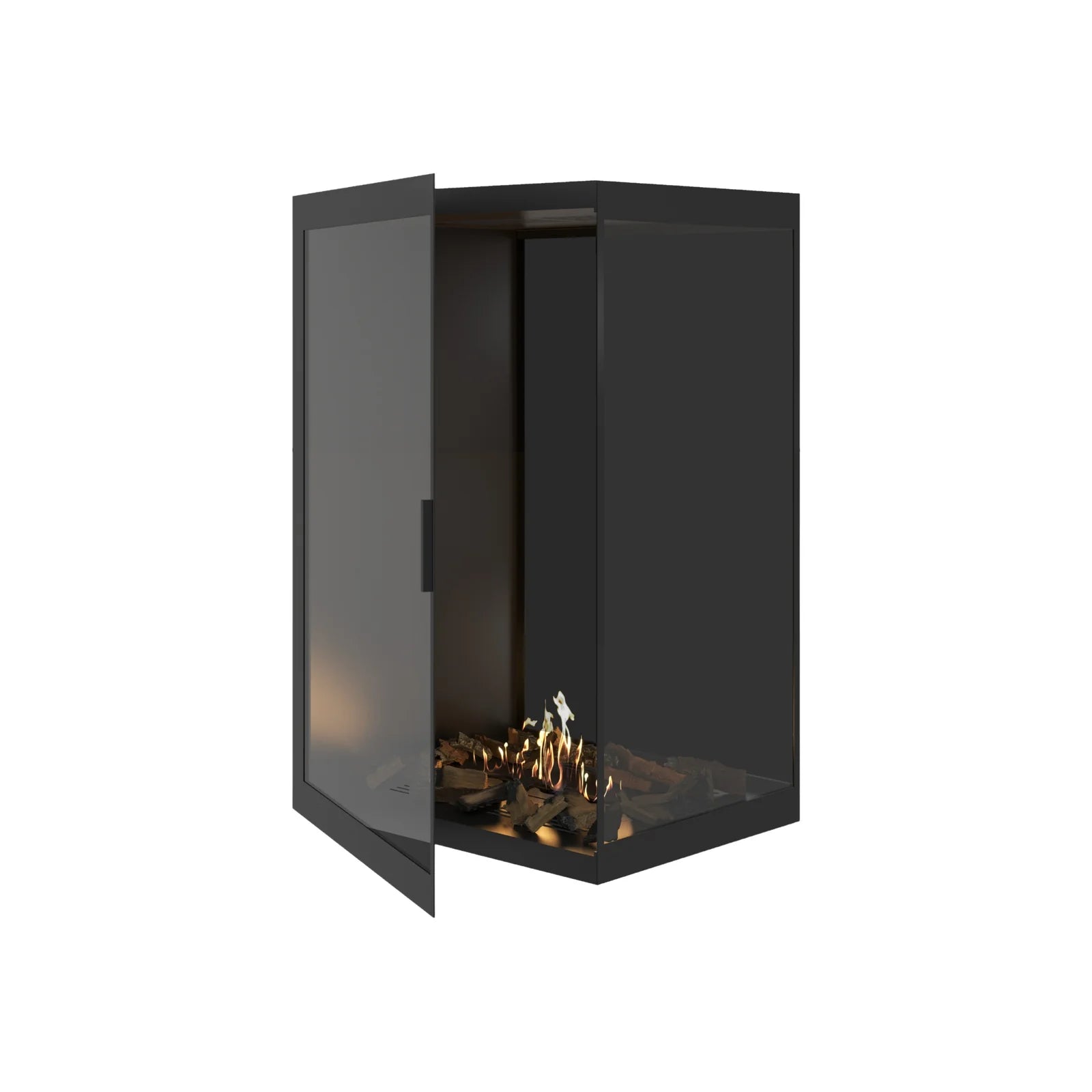 Base Vertical Corner Right Full Glass 80 x 100 cm