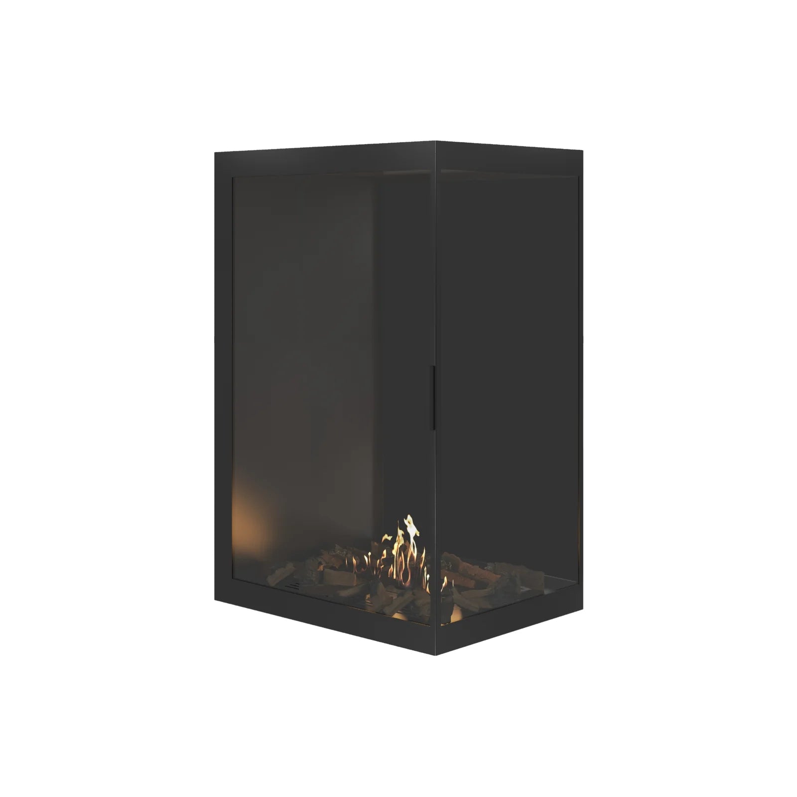 Image of Base Vertical Corner Right Full Glass 80 x 100 cm