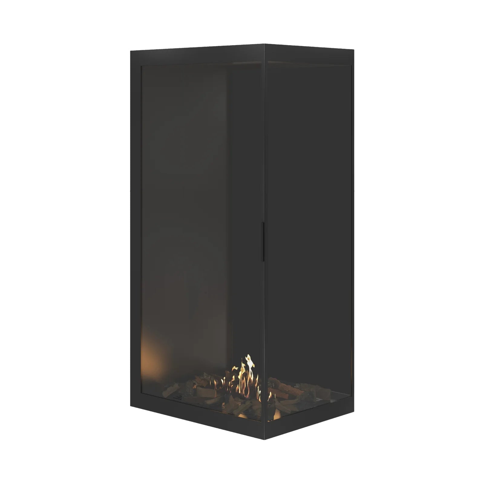 Image of Base Vertical Corner Right Full Glass 80 x 160 cm