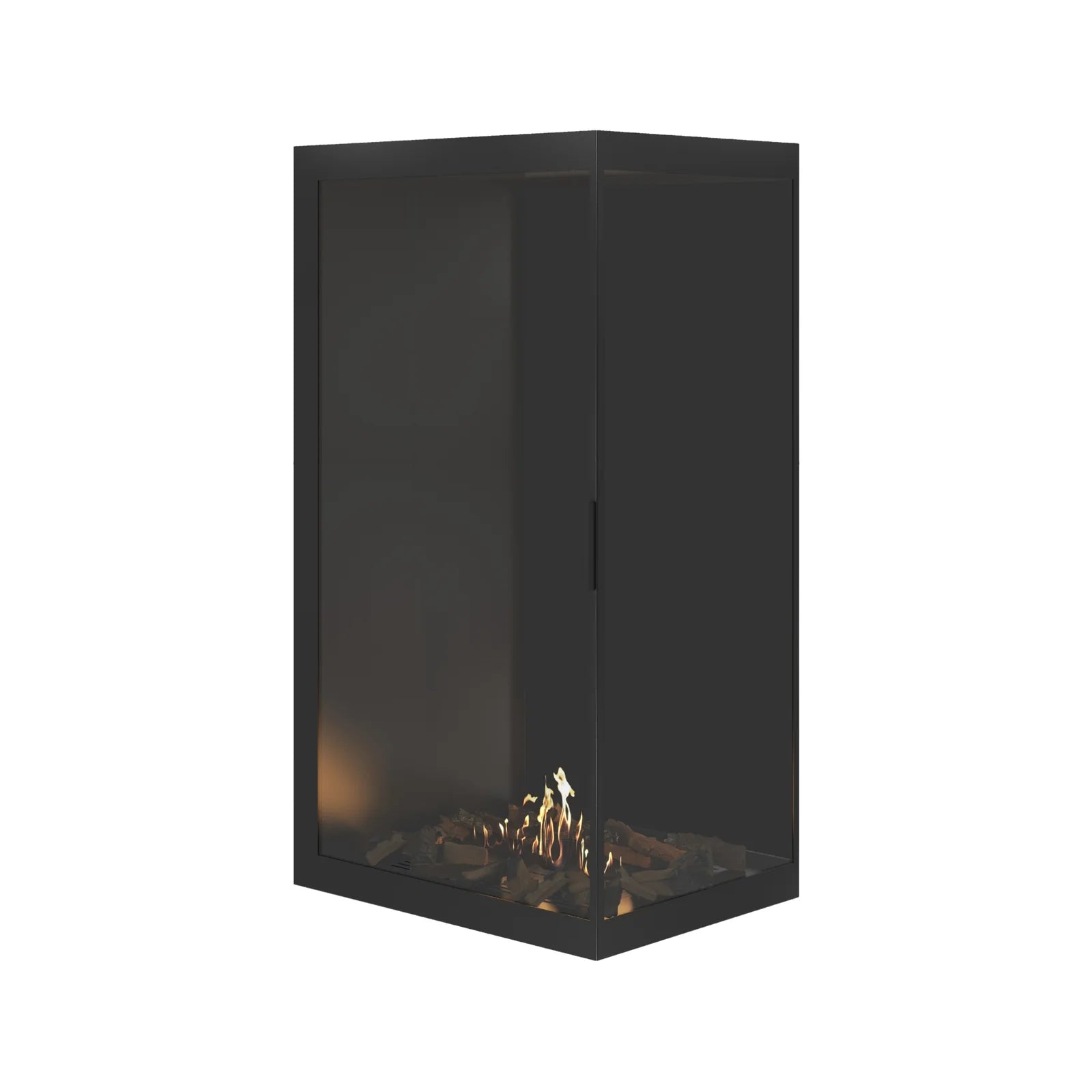 Image of Base Vertical Corner Right Full Glass 80 x 140 cm