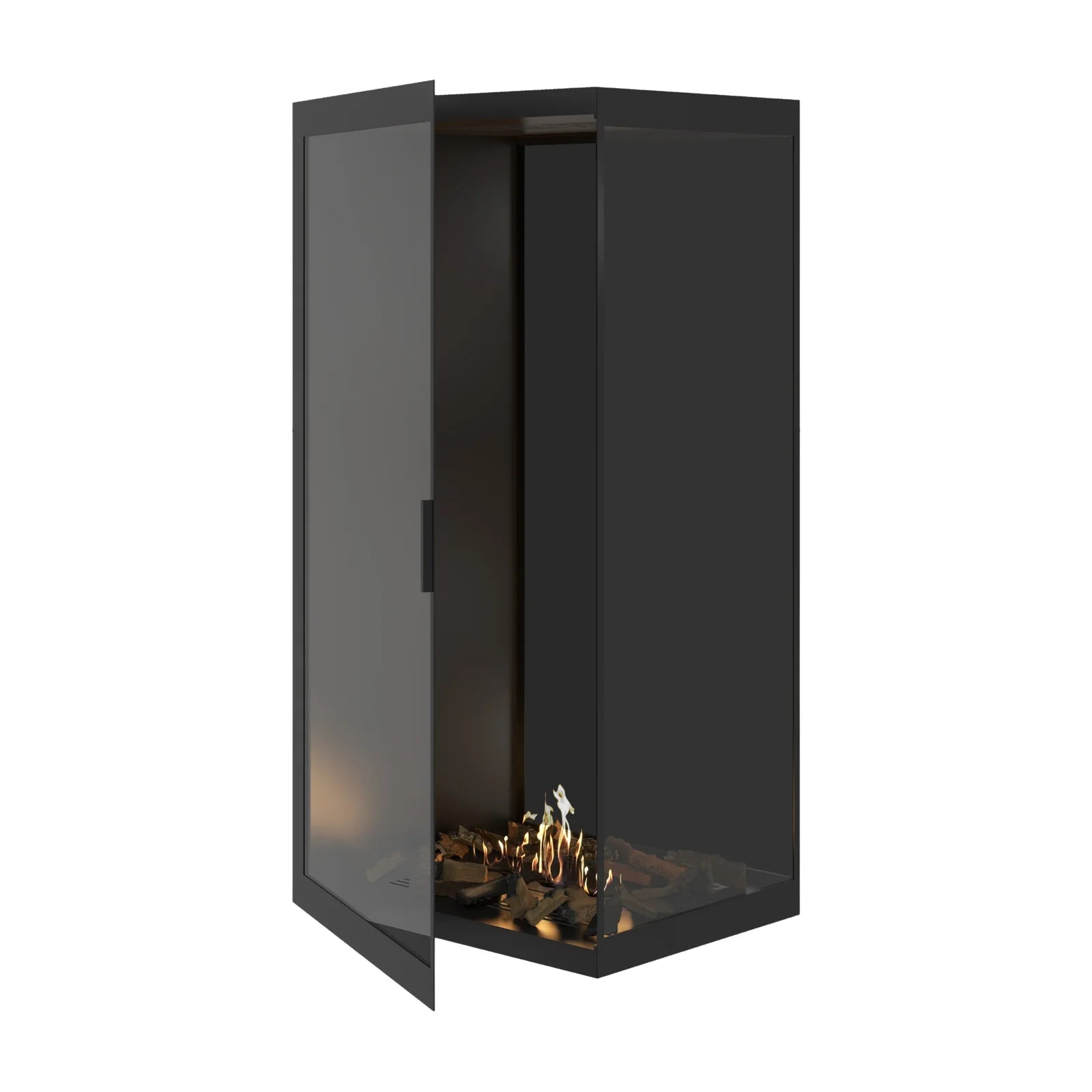 Base Vertical Corner Right Full Glass 80 x 160 cm