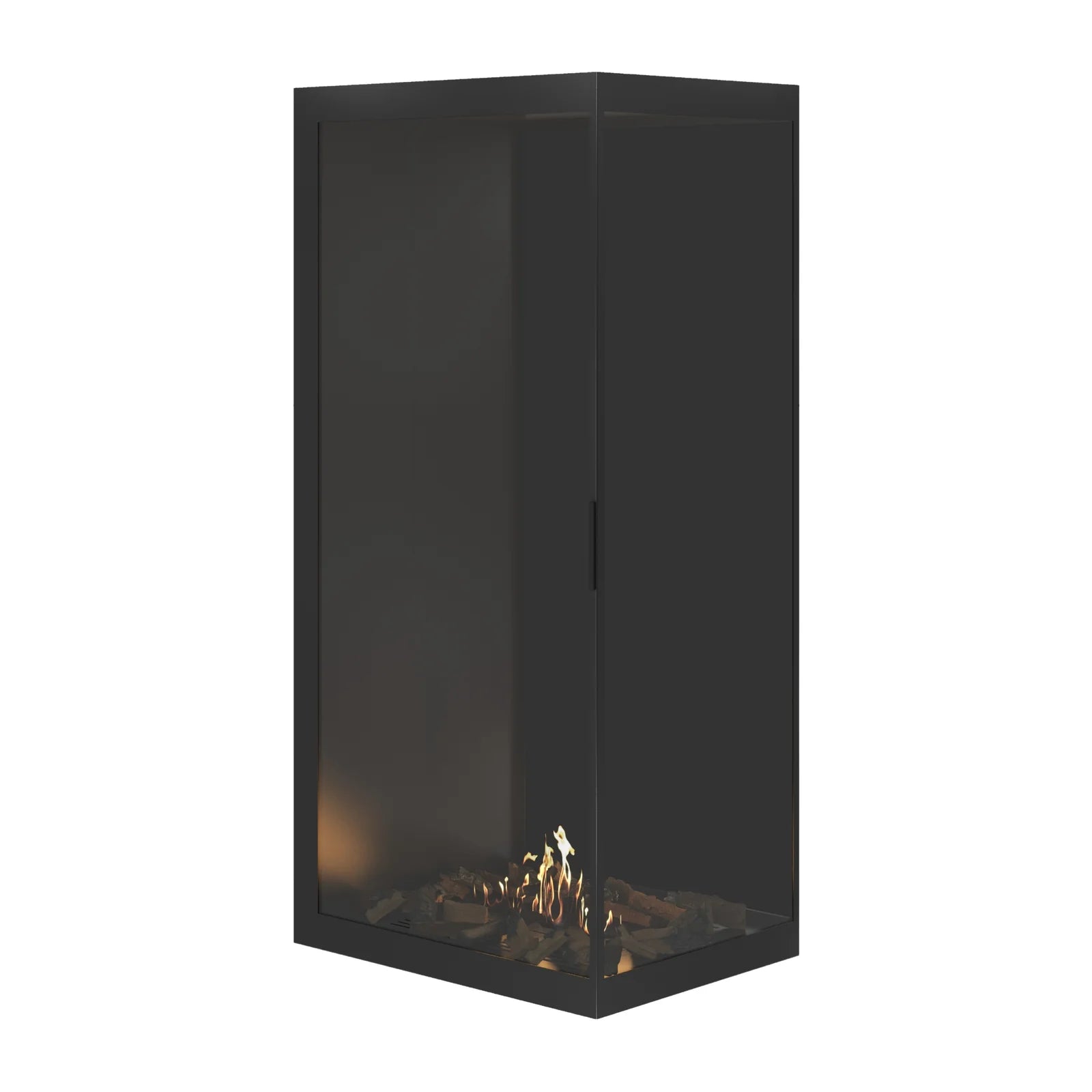 Image of Base Vertical Corner Right Full Glass 80 x 180 cm