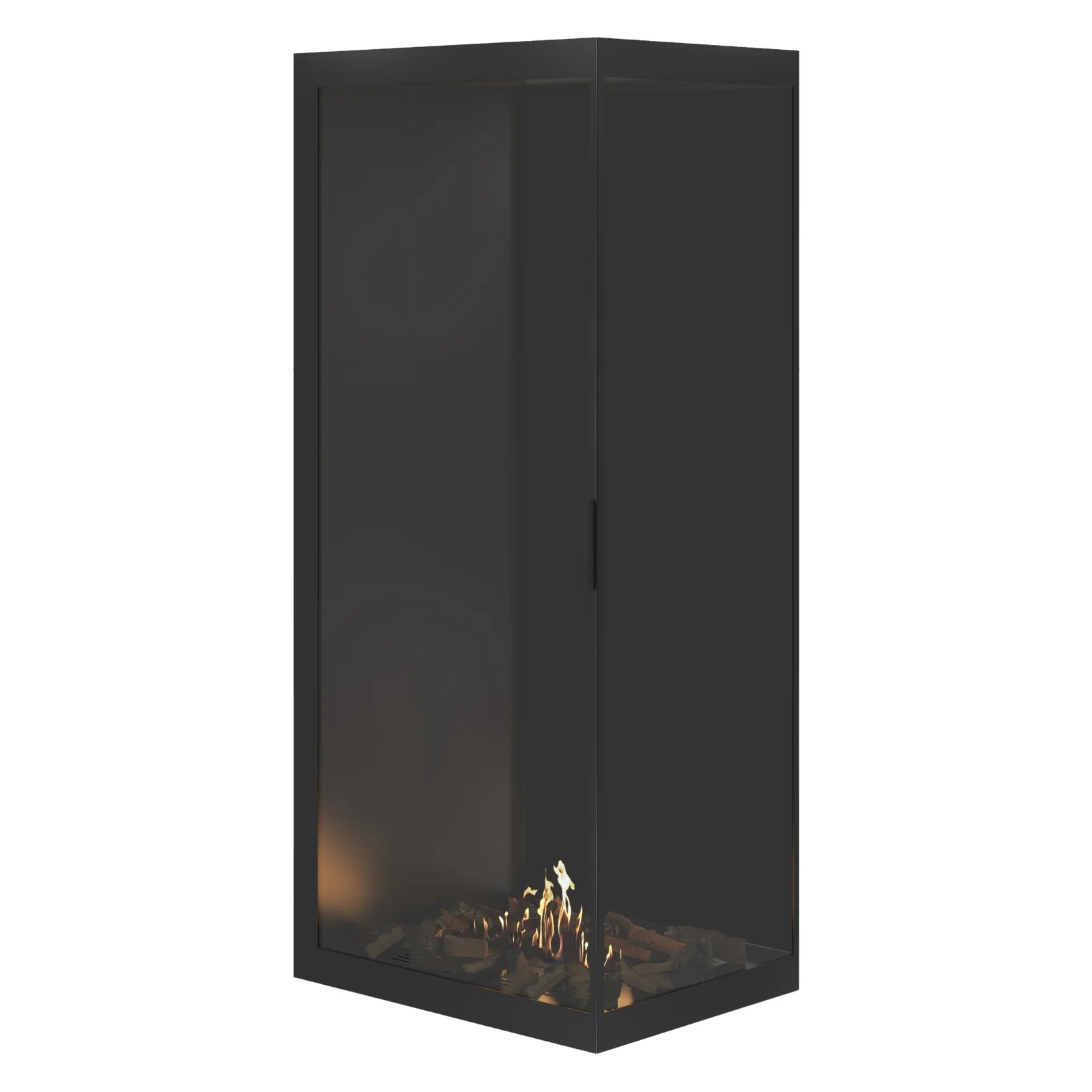 Base Vertical Corner Right Full Glass 80 x 200 cm