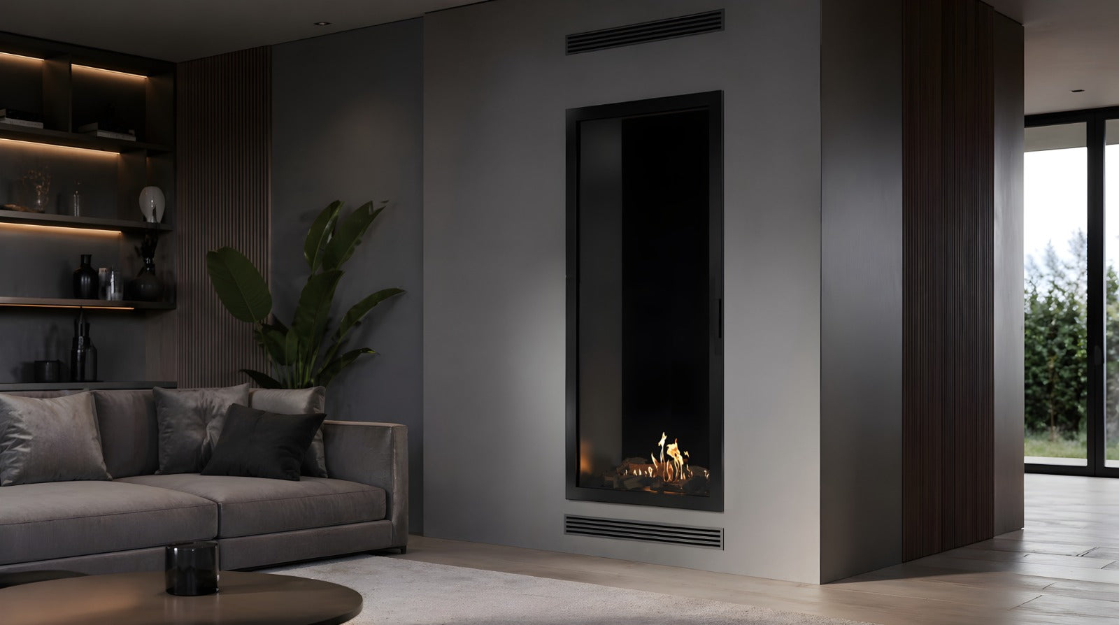Base Vertical Corner Right Full Glass 60 x 160 cm