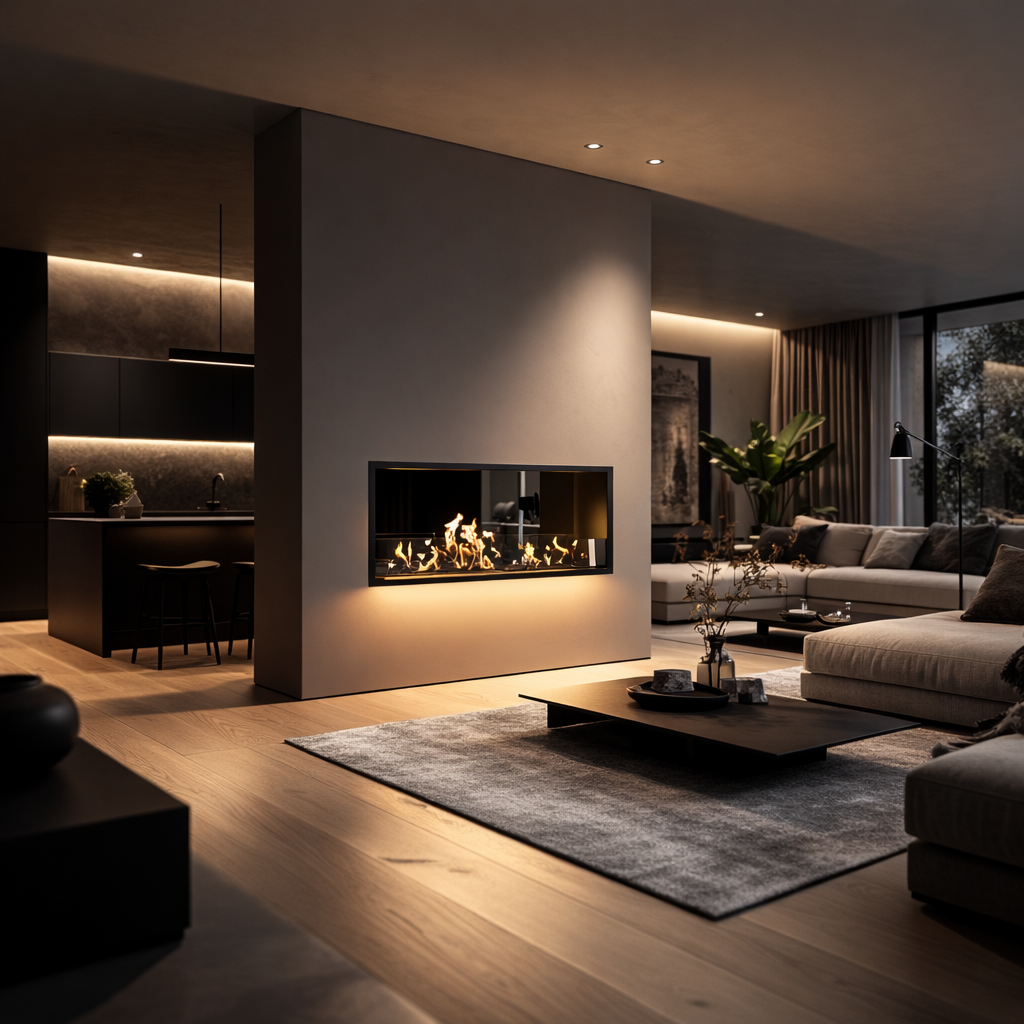 Image of Fame See-through Fireplace 110 cm 