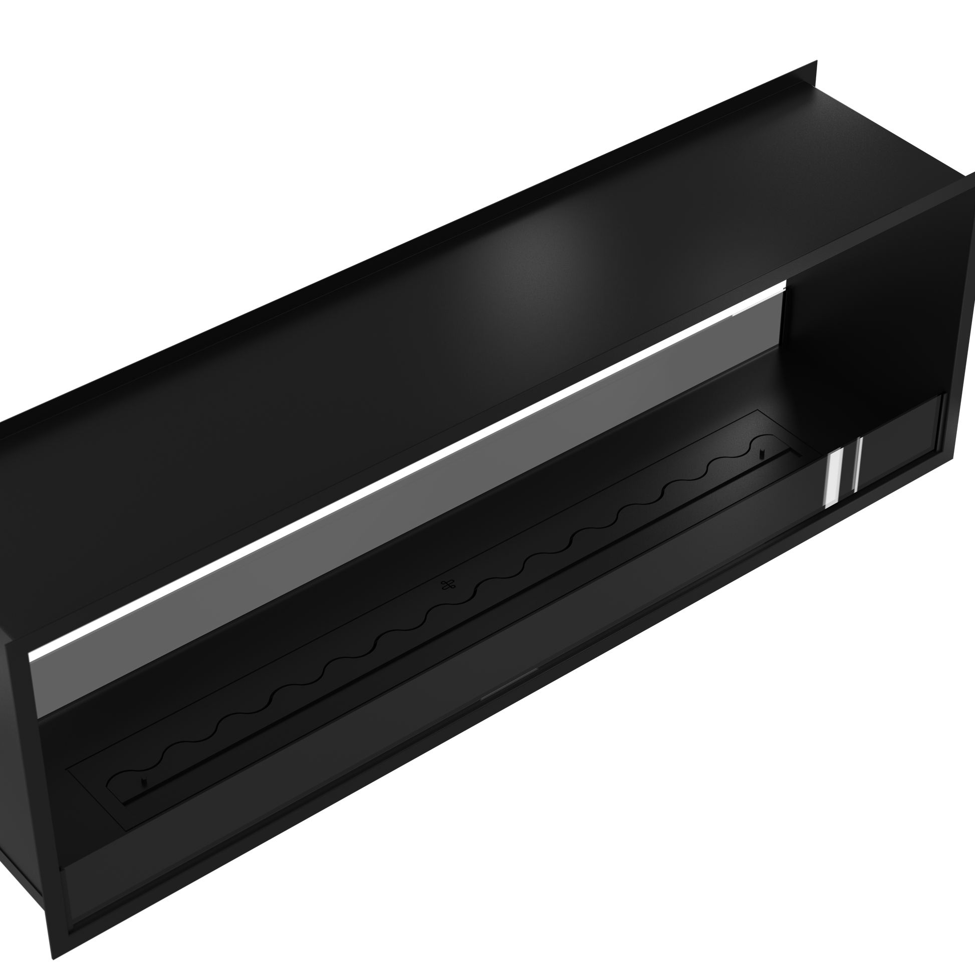 Fame See-through Fireplace 190 cm 