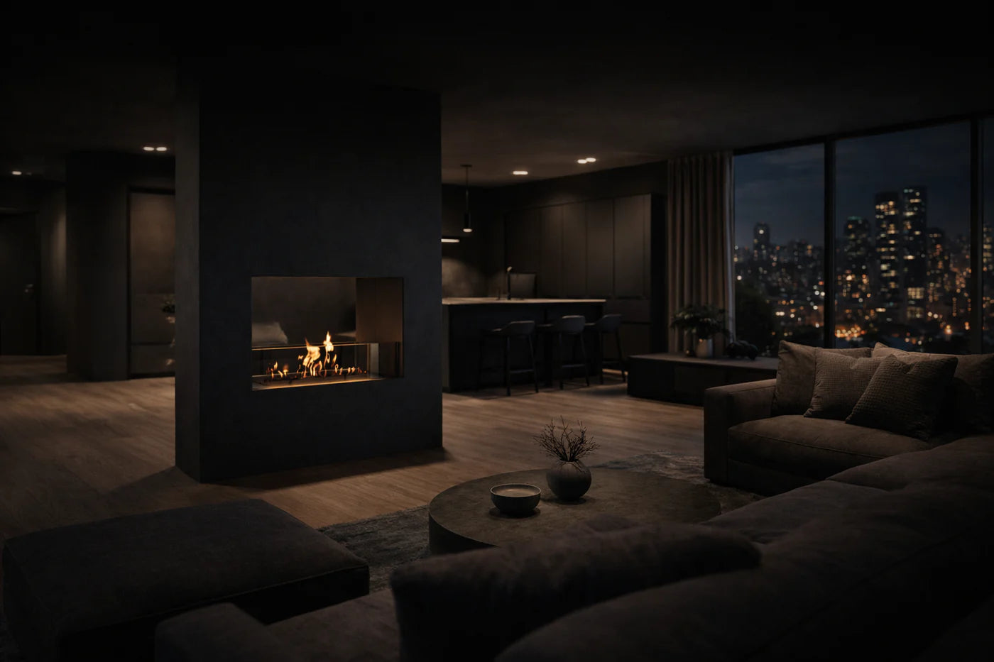 Image of Fame See-through Fireplace 50 cm