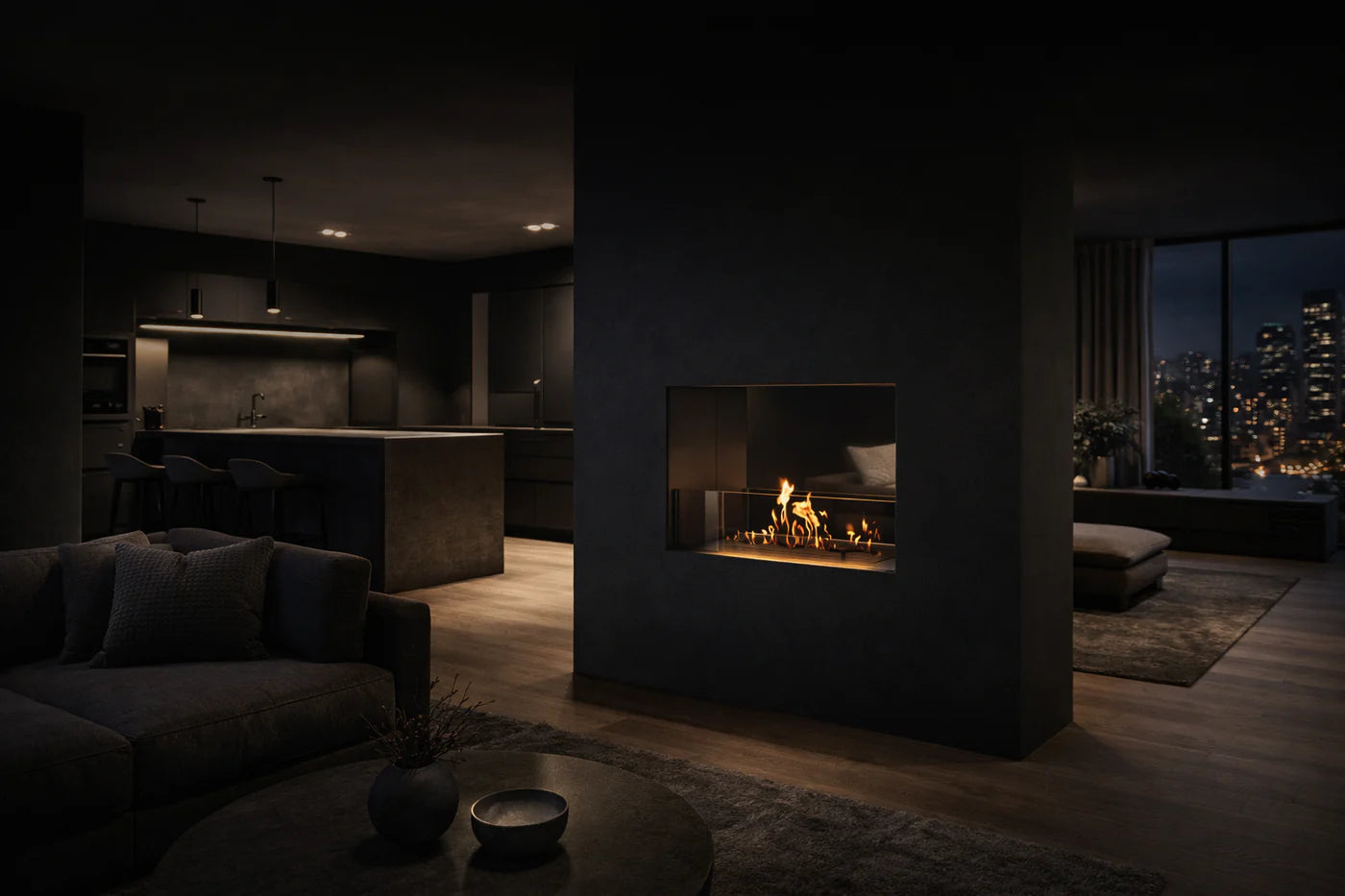 Image of Fame See-through Fireplace 50 cm