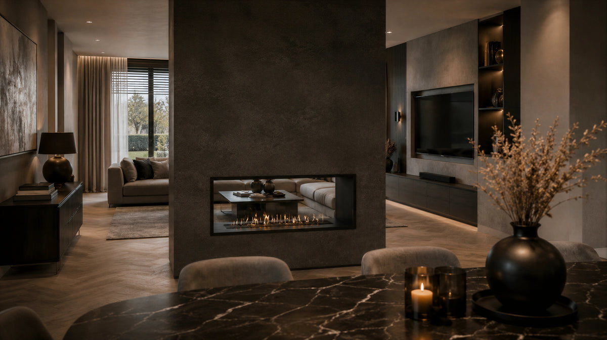 Fame See-through Fireplace 100 cm