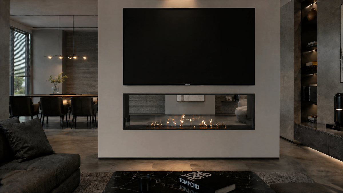 Fame See-through Fireplace 130 cm