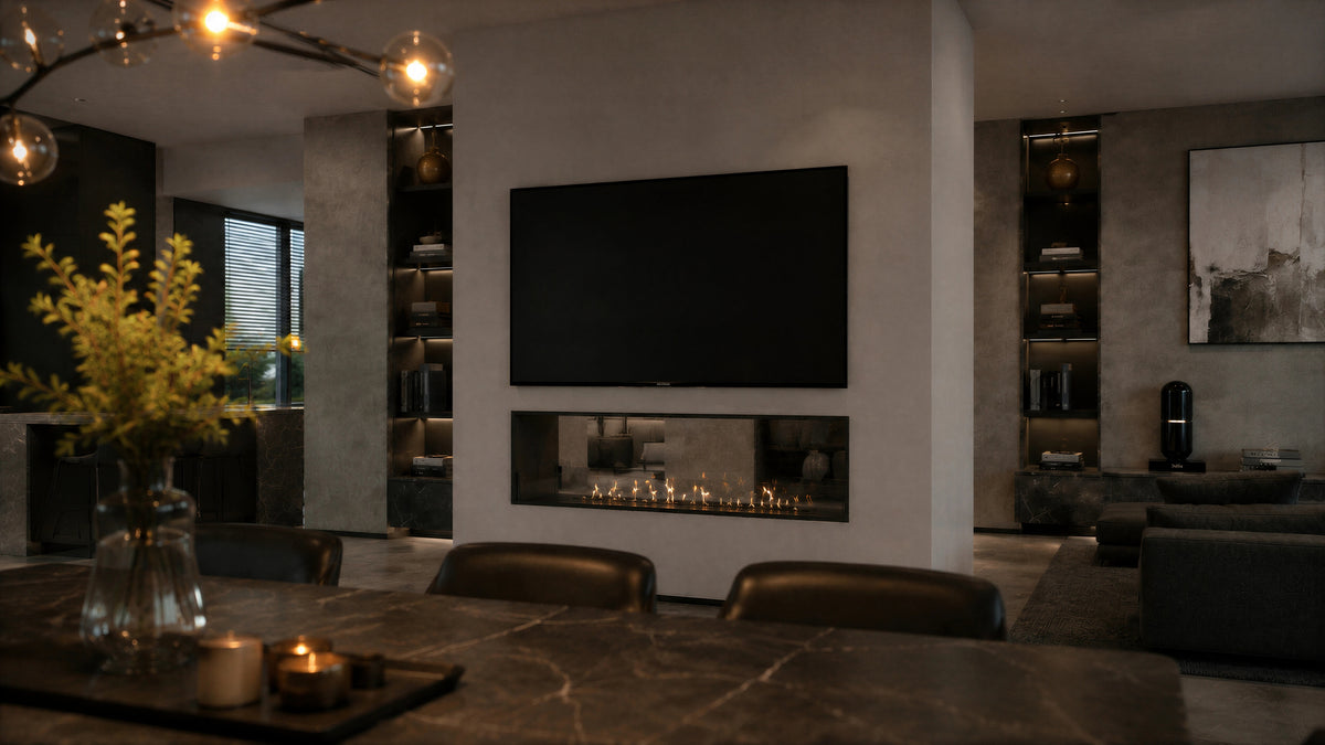 Fame See-through Fireplace 130 cm