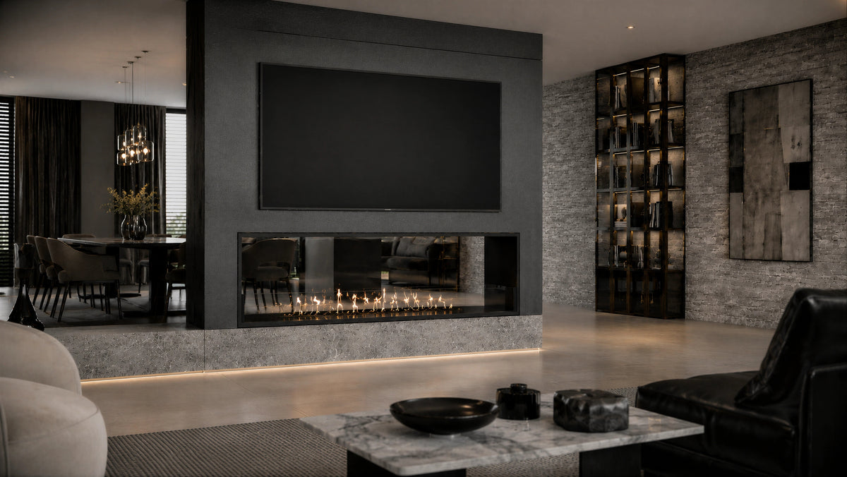 Fame See-through Fireplace 160 cm