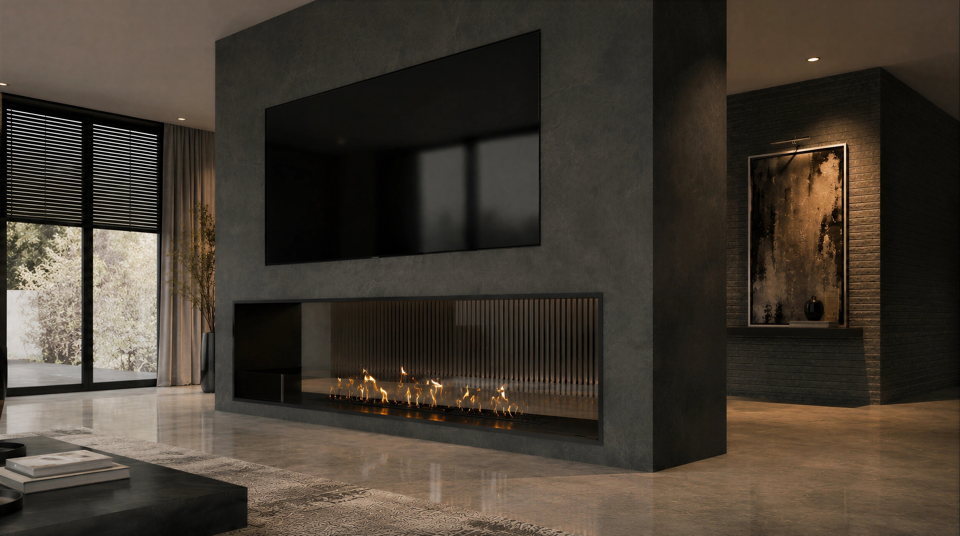 Image of Fame See-through Fireplace 180 cm