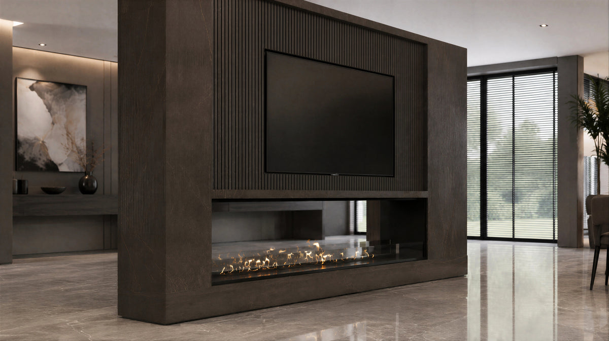 Fame See-through Fireplace 190 cm