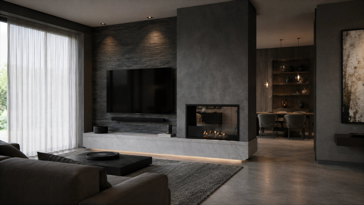 Fame See-through Fireplace 70 cm