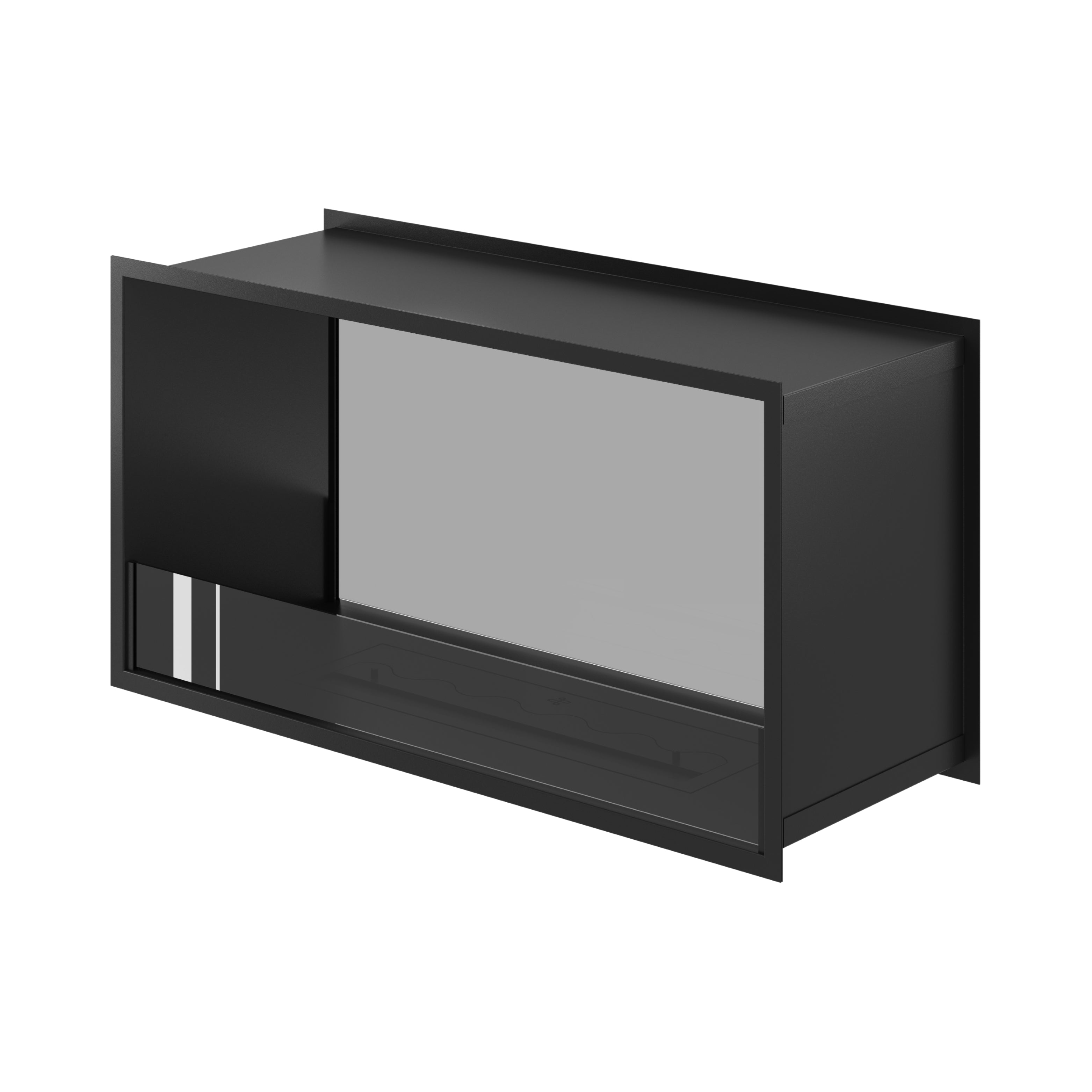 Image of Fame See-Through Fireplace Single Full Glass 100 cm