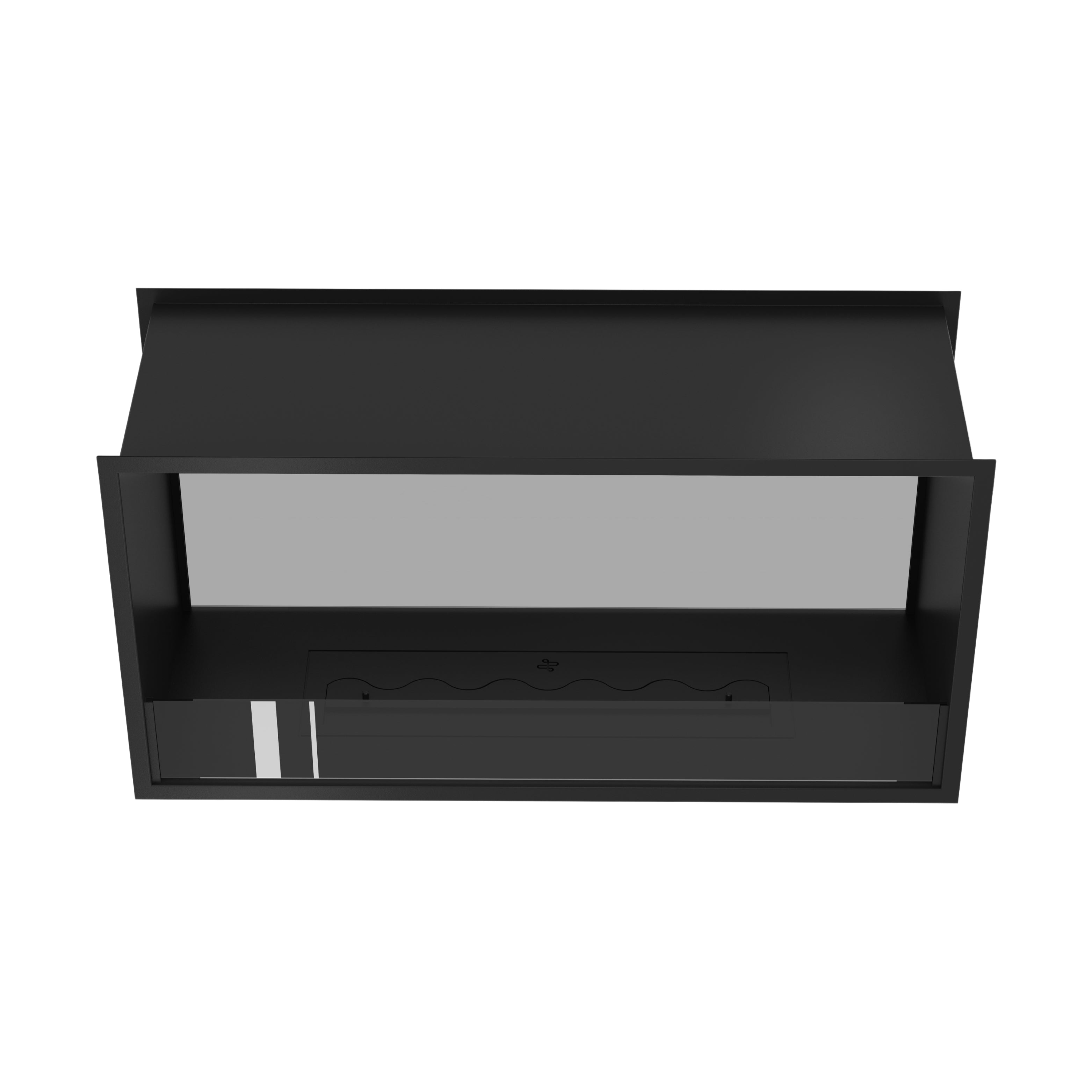 Image of Fame See-Through Fireplace Single Full Glass 100 cm