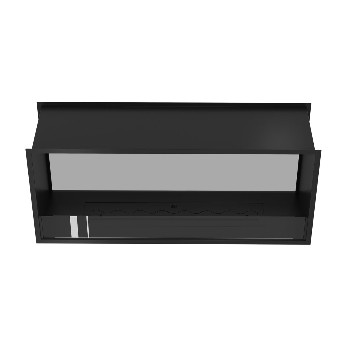 Fame See-Through Fireplace Single Full Glass 120 cm