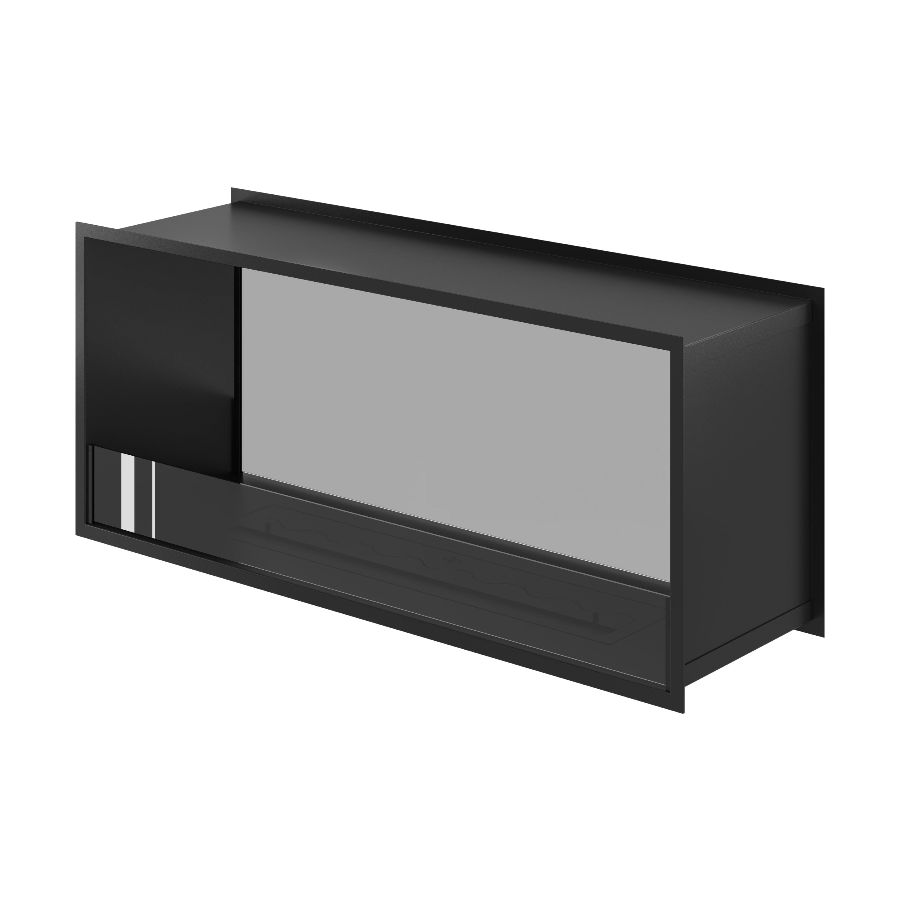 Image of Fame See-Through Fireplace Single Full Glass 120 cm