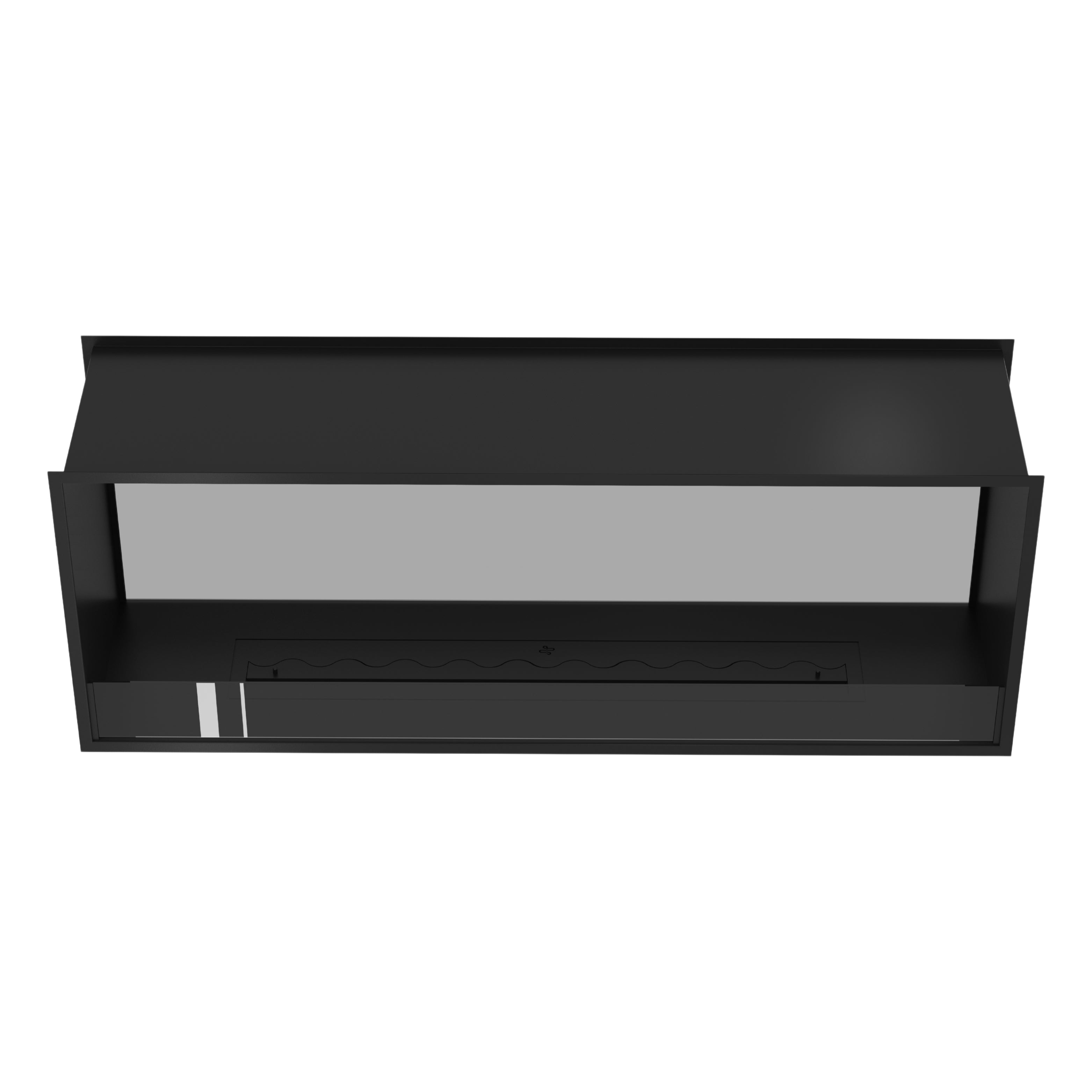 Image of Fame See-Through Fireplace Single Full Glass 160 cm