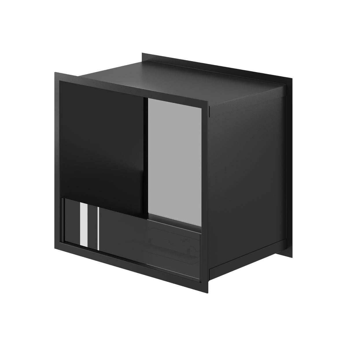 Fame See-Through Fireplace Single Full Glass 60 cm