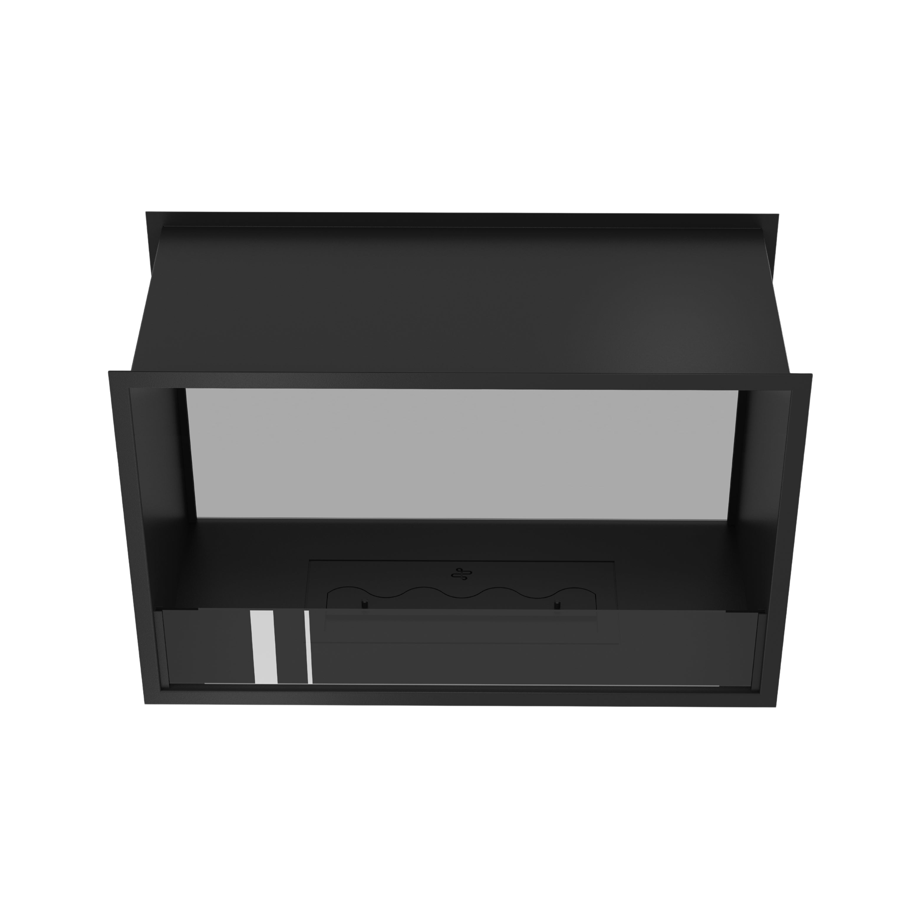 Image of Fame See-Through Fireplace Single Full Glass 80 cm