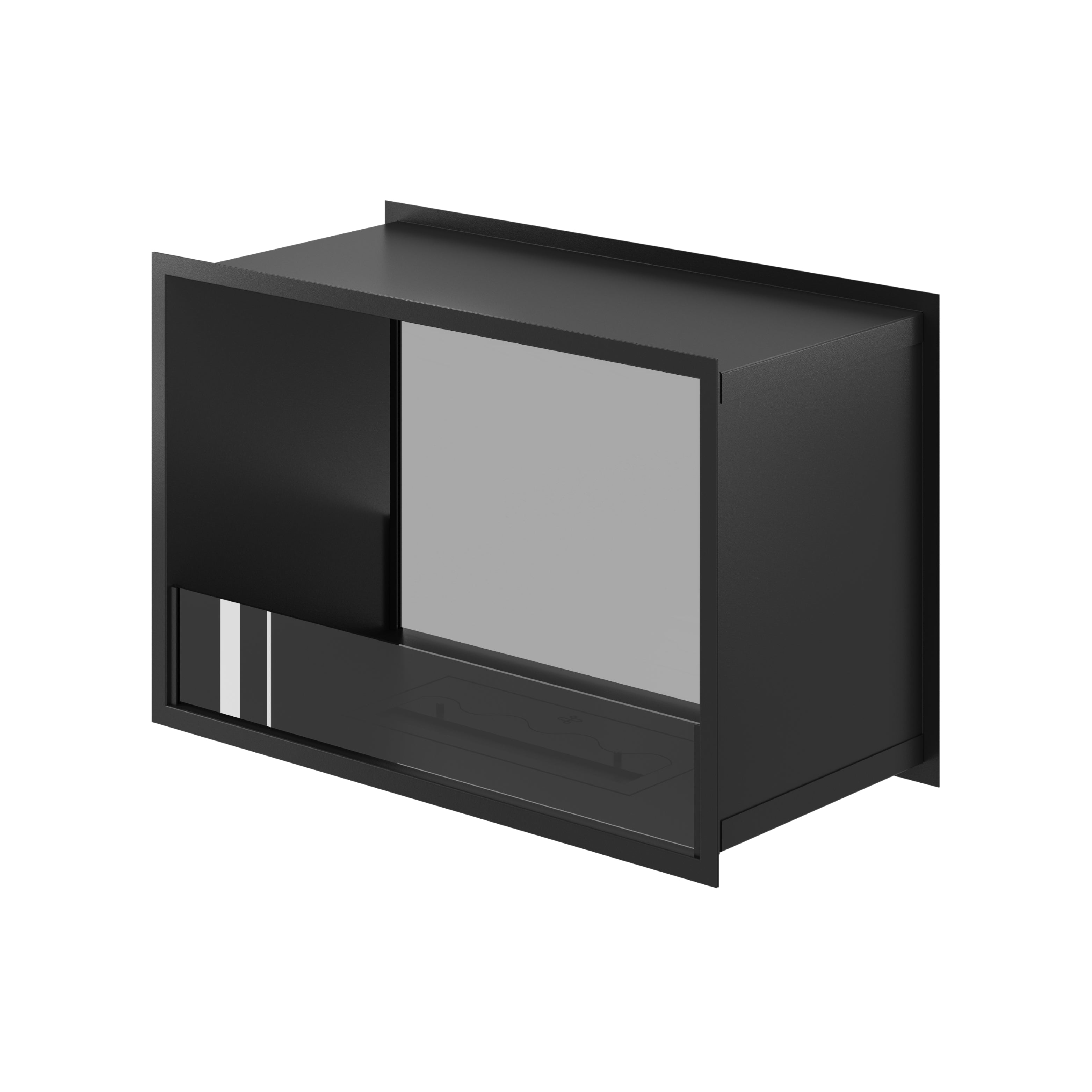 Image of Fame See-Through Fireplace Single Full Glass 80 cm