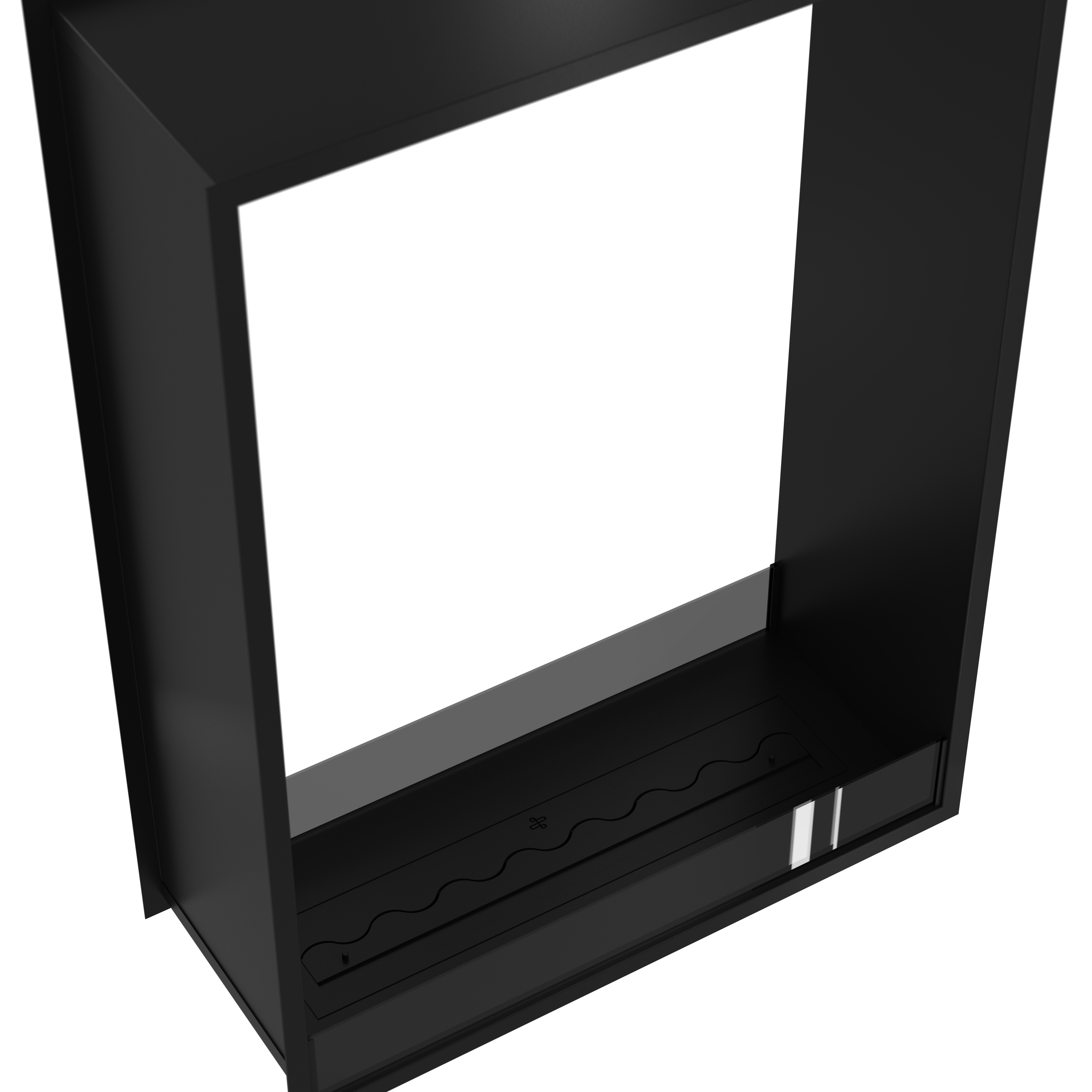 Image of Fame Vertical See-Through Fireplace 100 x 200 cm