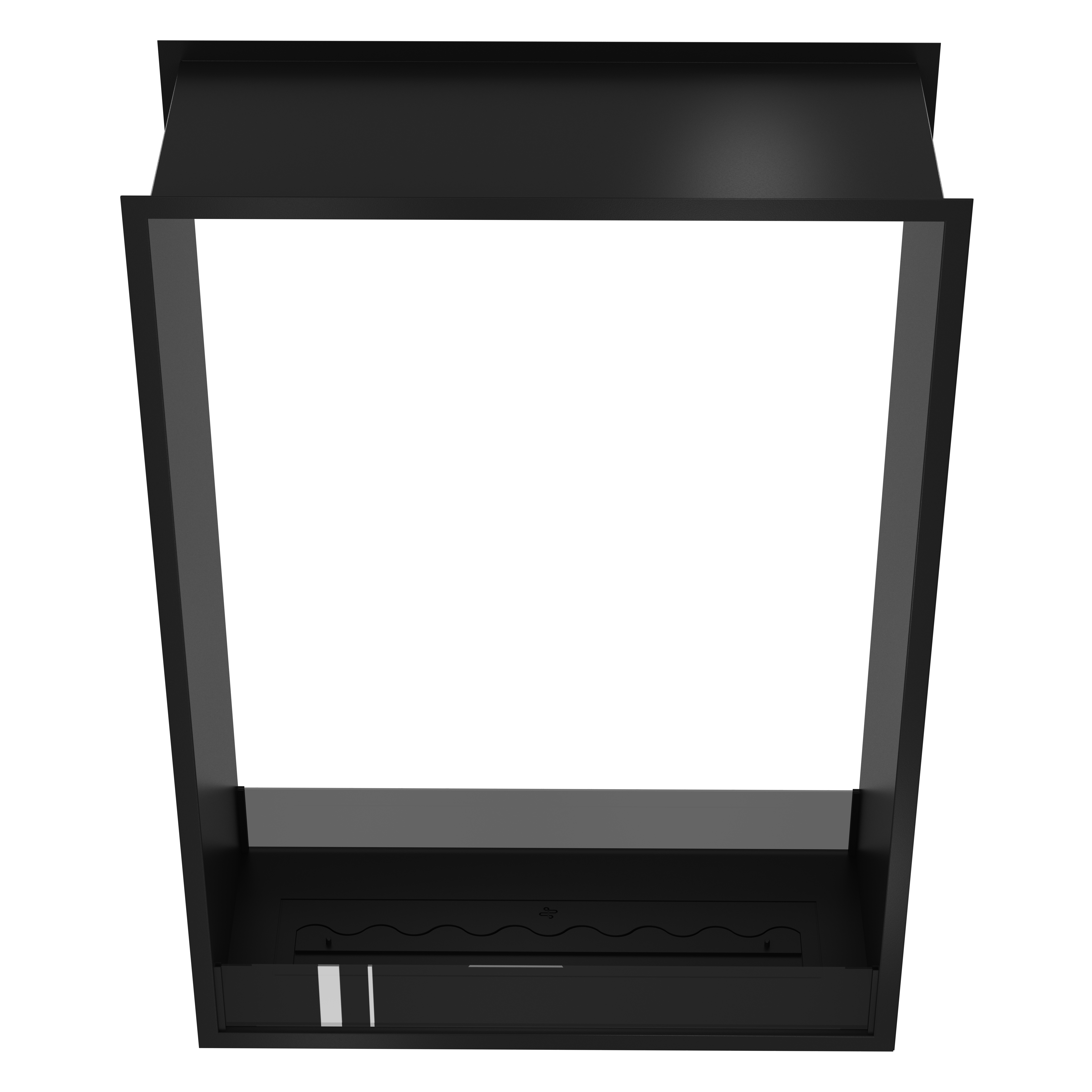 Image of Fame Vertical See-Through Fireplace 100 x 200 cm