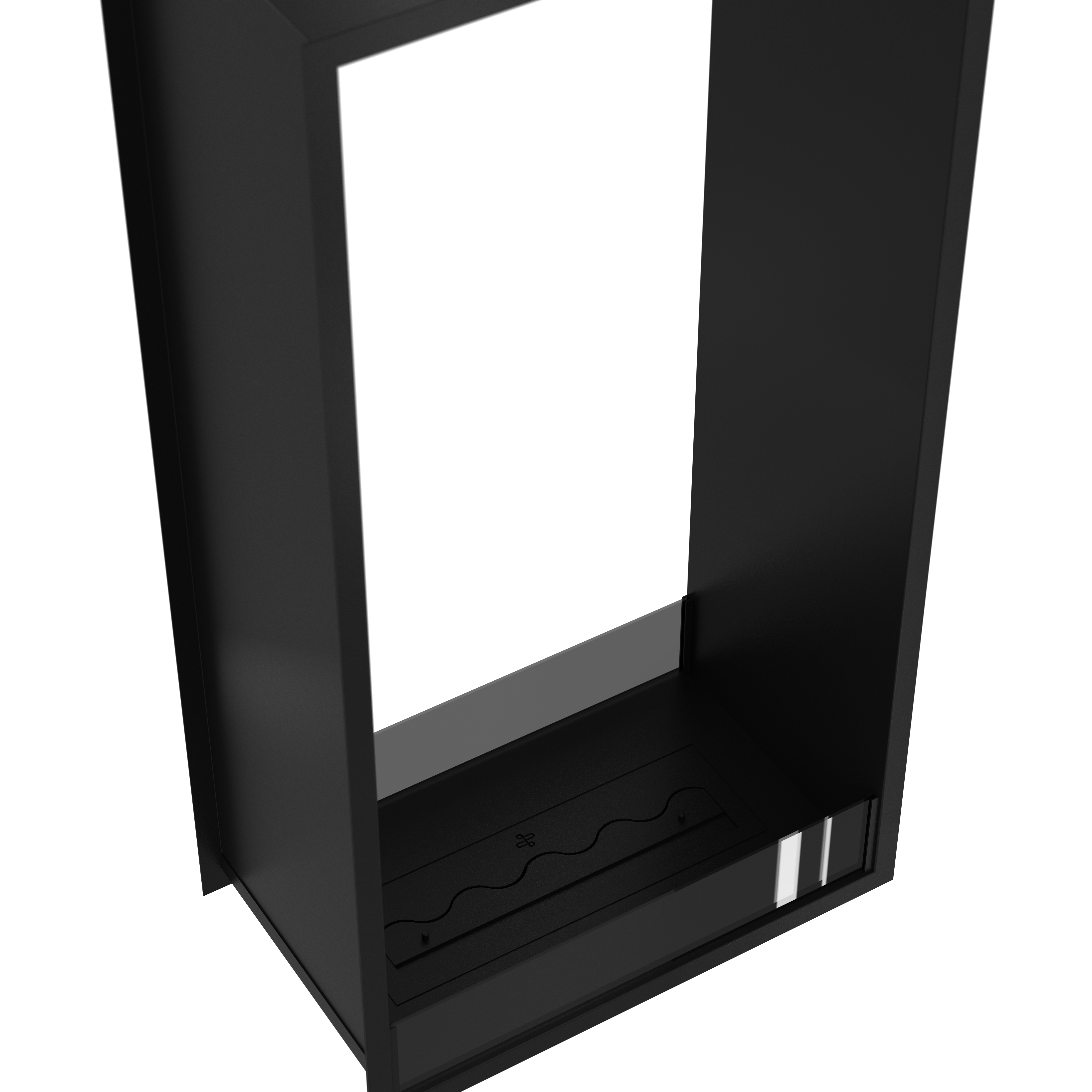 Image of Fame Vertical See-Through Fireplace 70 x 100 cm