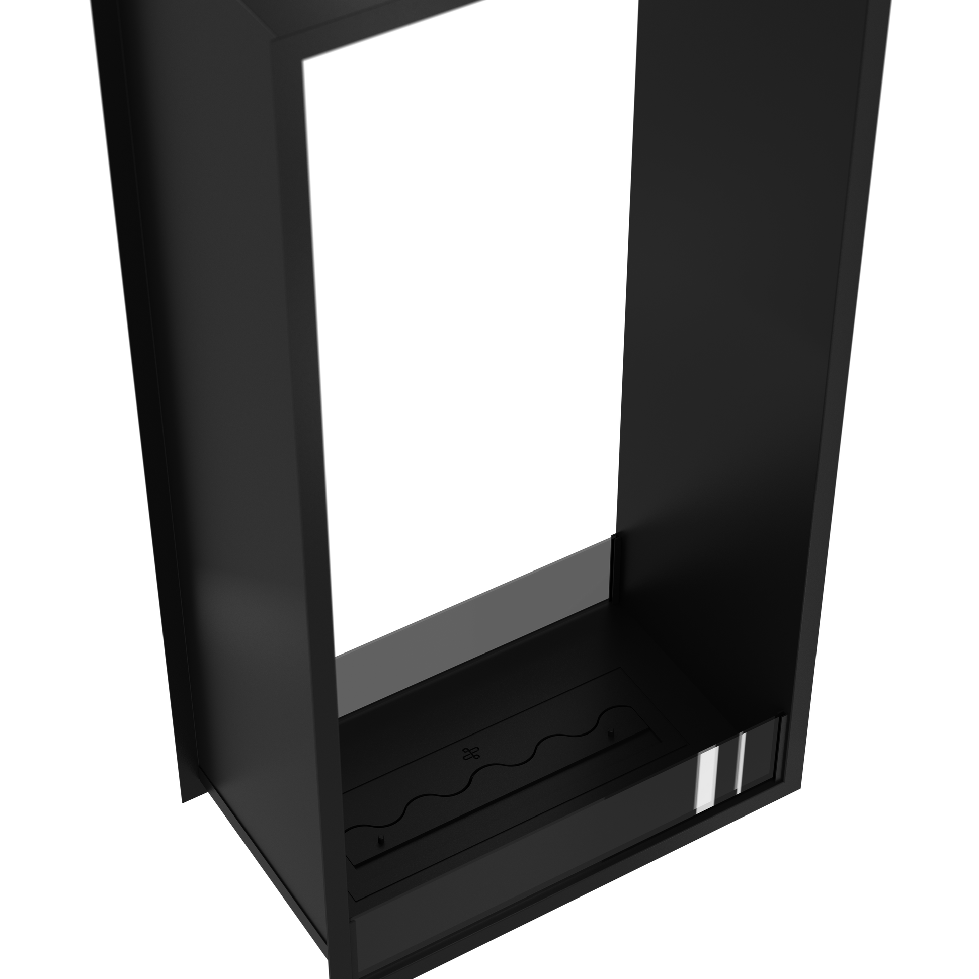 Fame Vertical See-Through Fireplace 70 x 100 cm