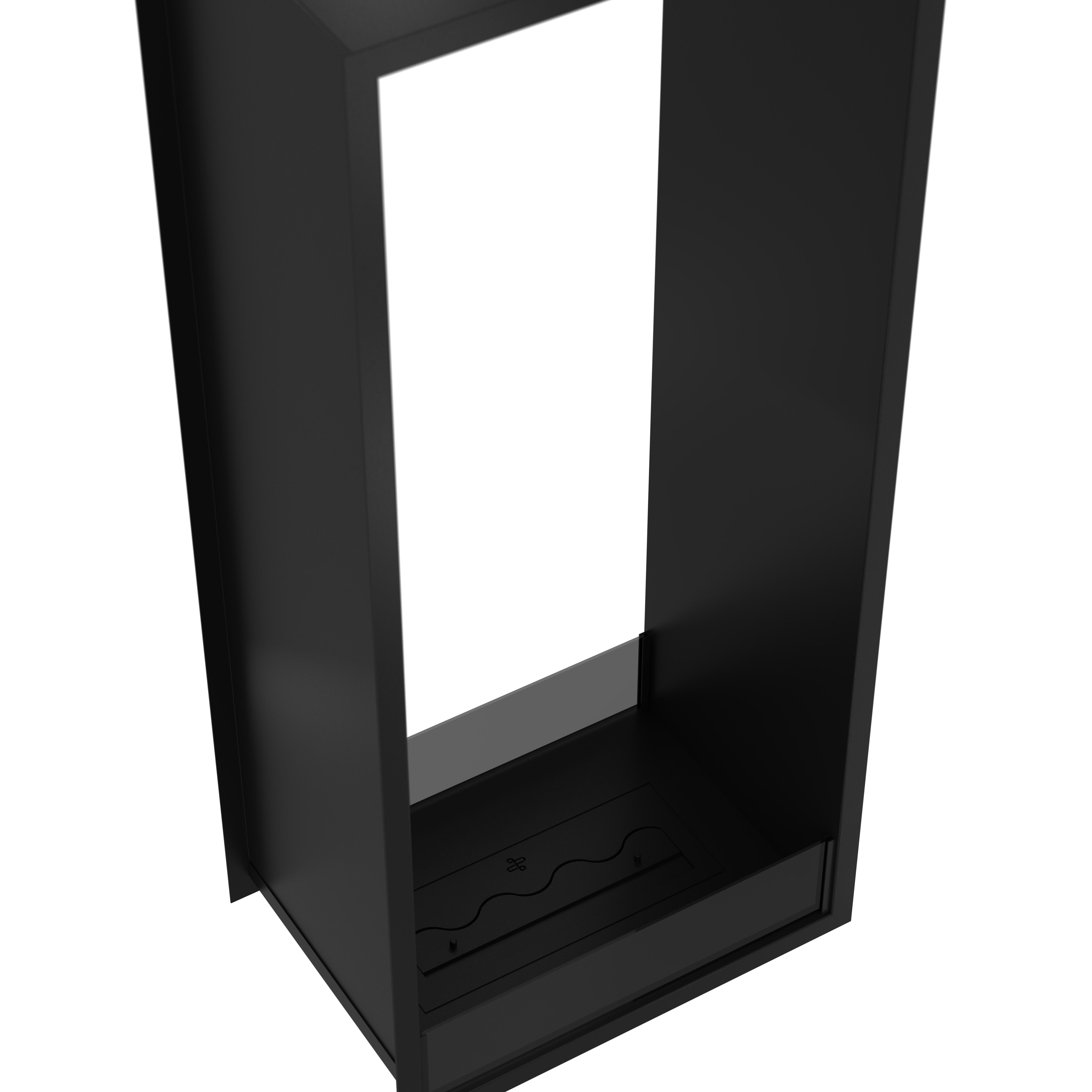 Image of Fame Vertical See-Through Fireplace 60 x 200 cm