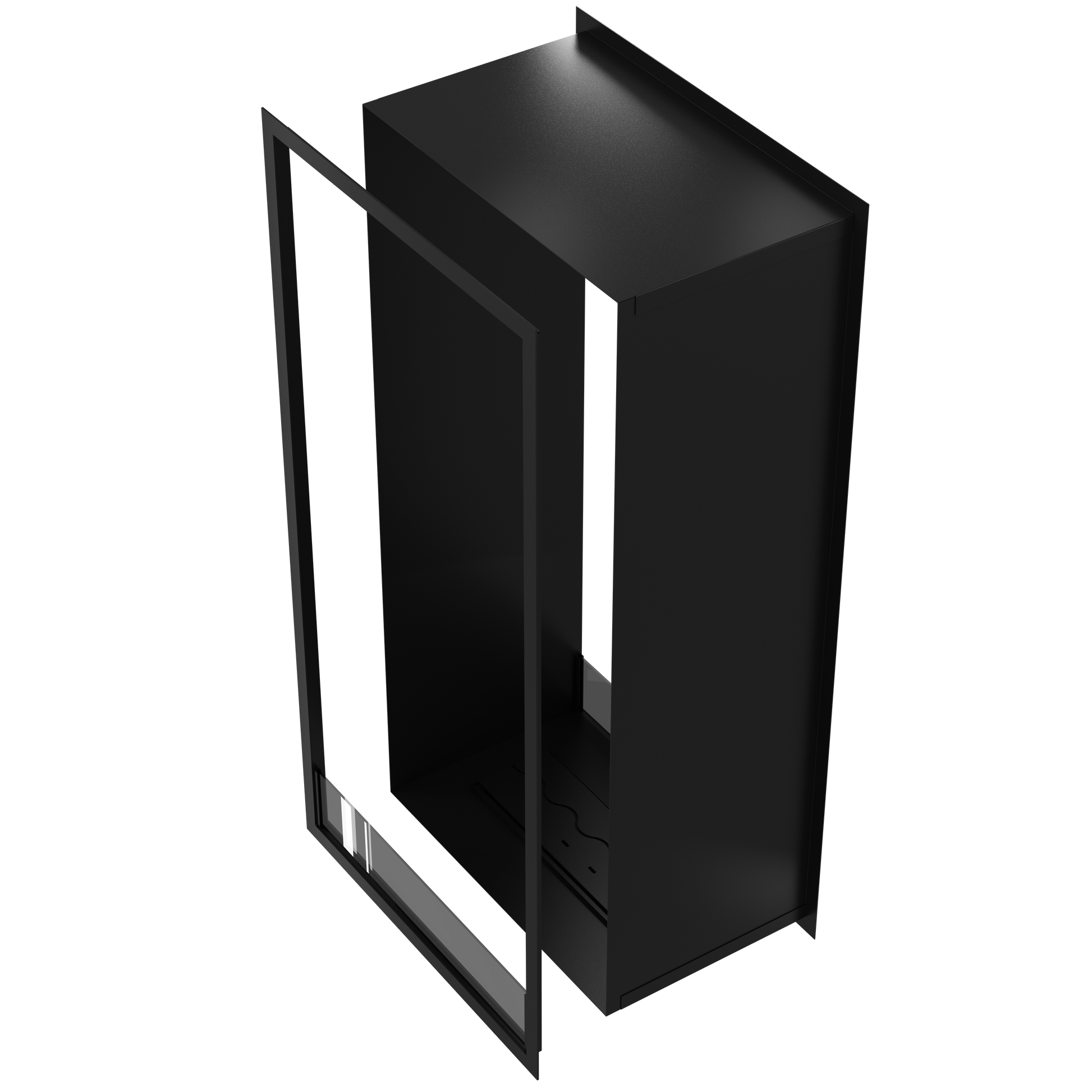 Fame Vertical See-Through Fireplace 100 x 200 cm