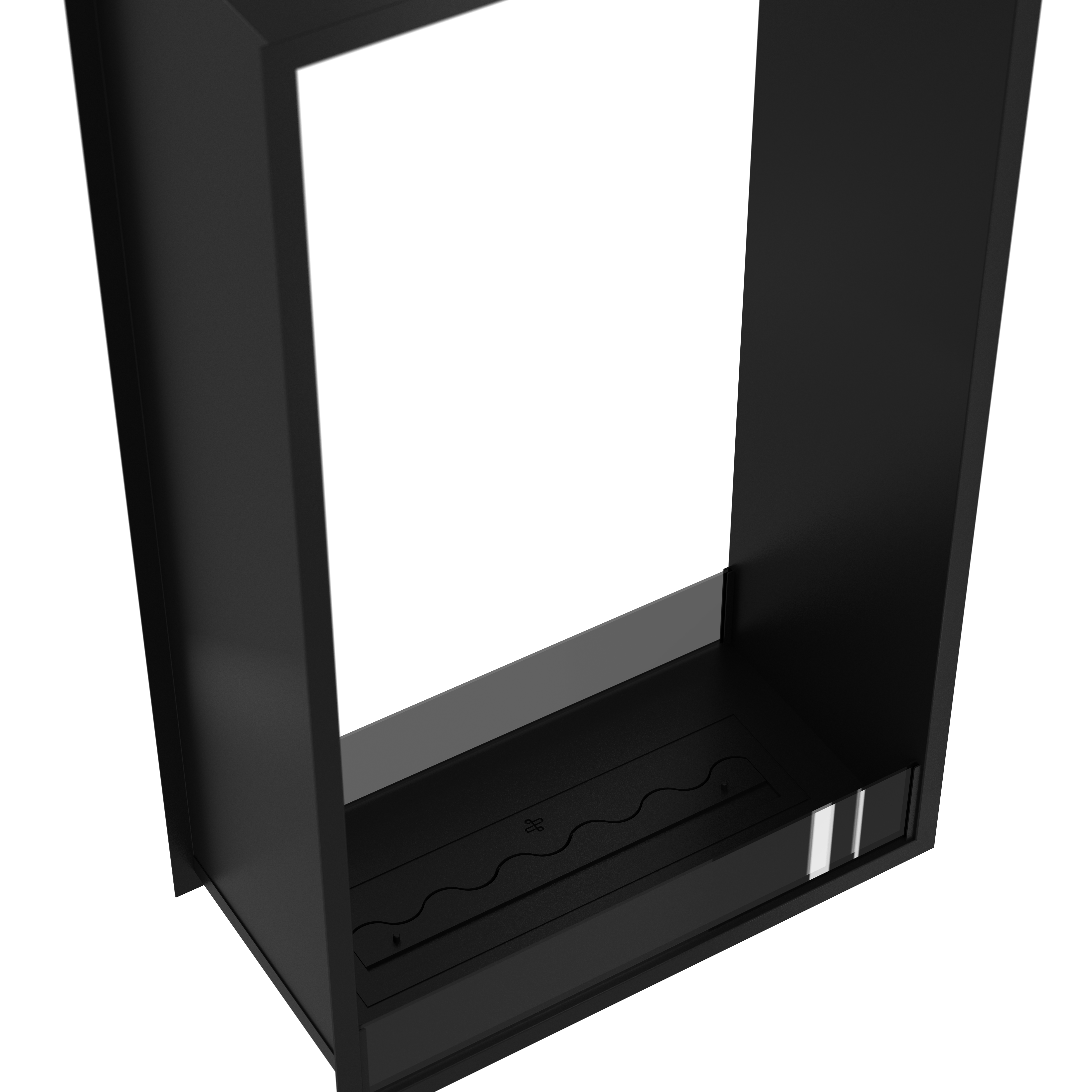 Image of Fame Vertical See-Through Fireplace 80 x 200 cm