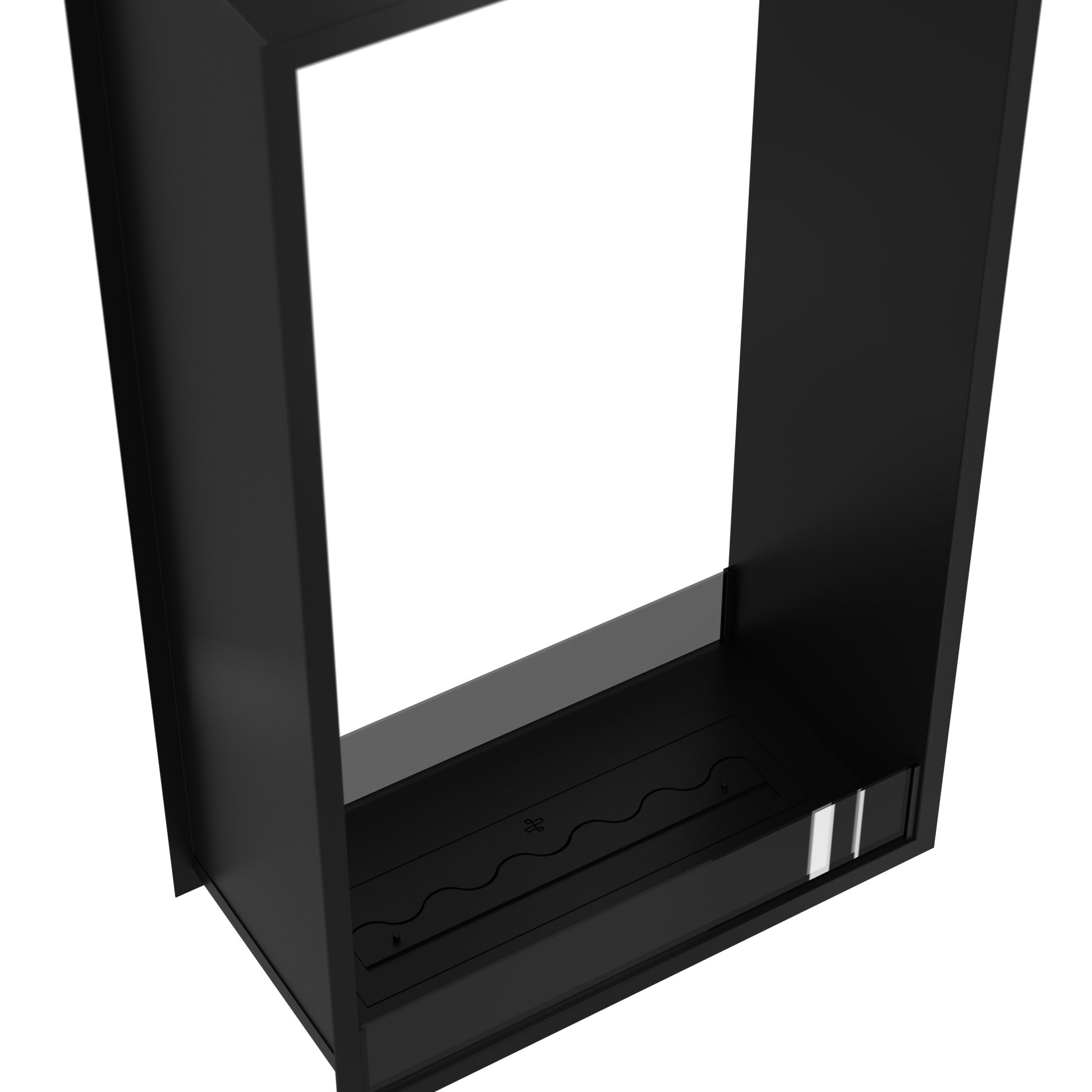 Fame Vertical See-Through Fireplace 80 x 200 cm