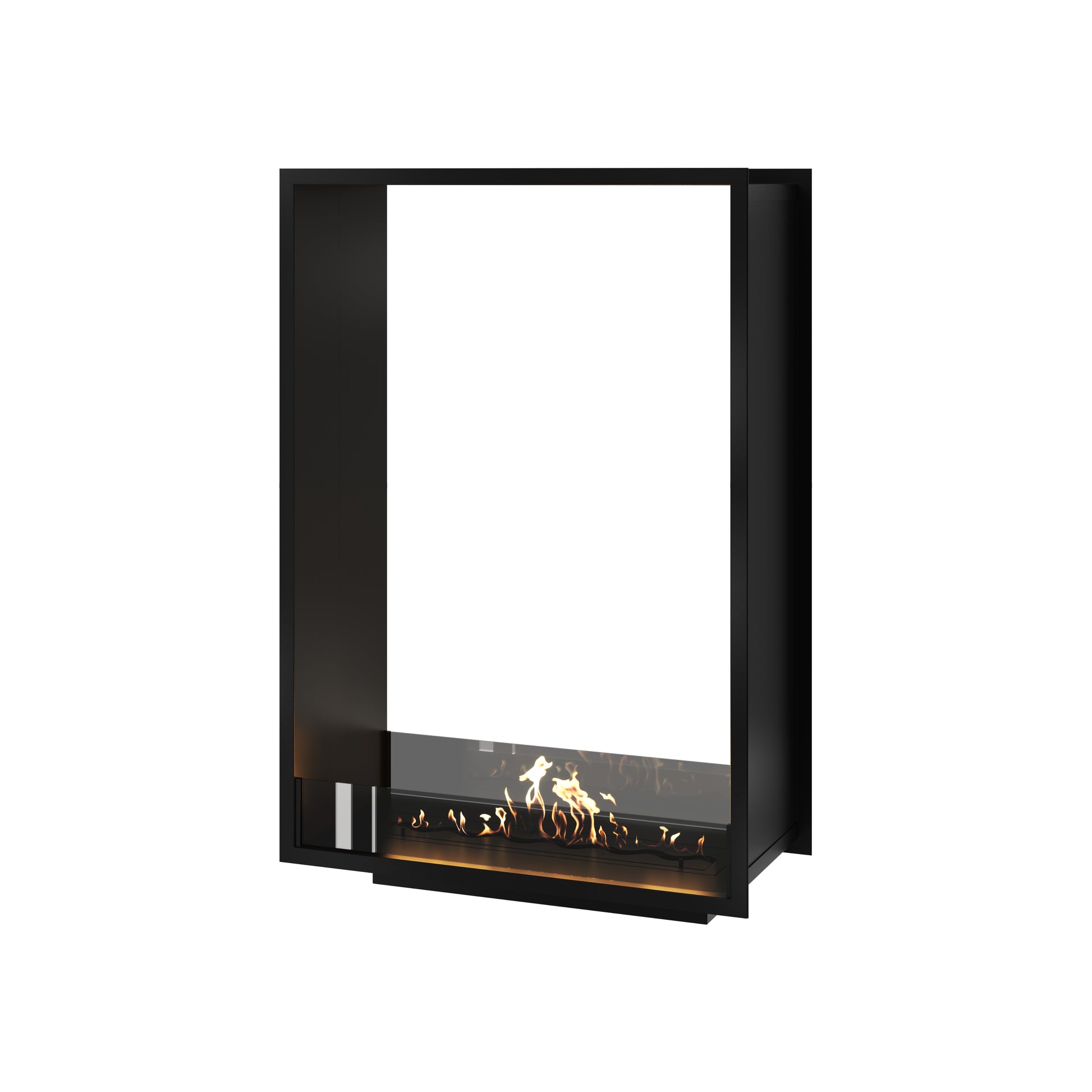 Fame Vertical See-Through Fireplace 90 x 100 cm