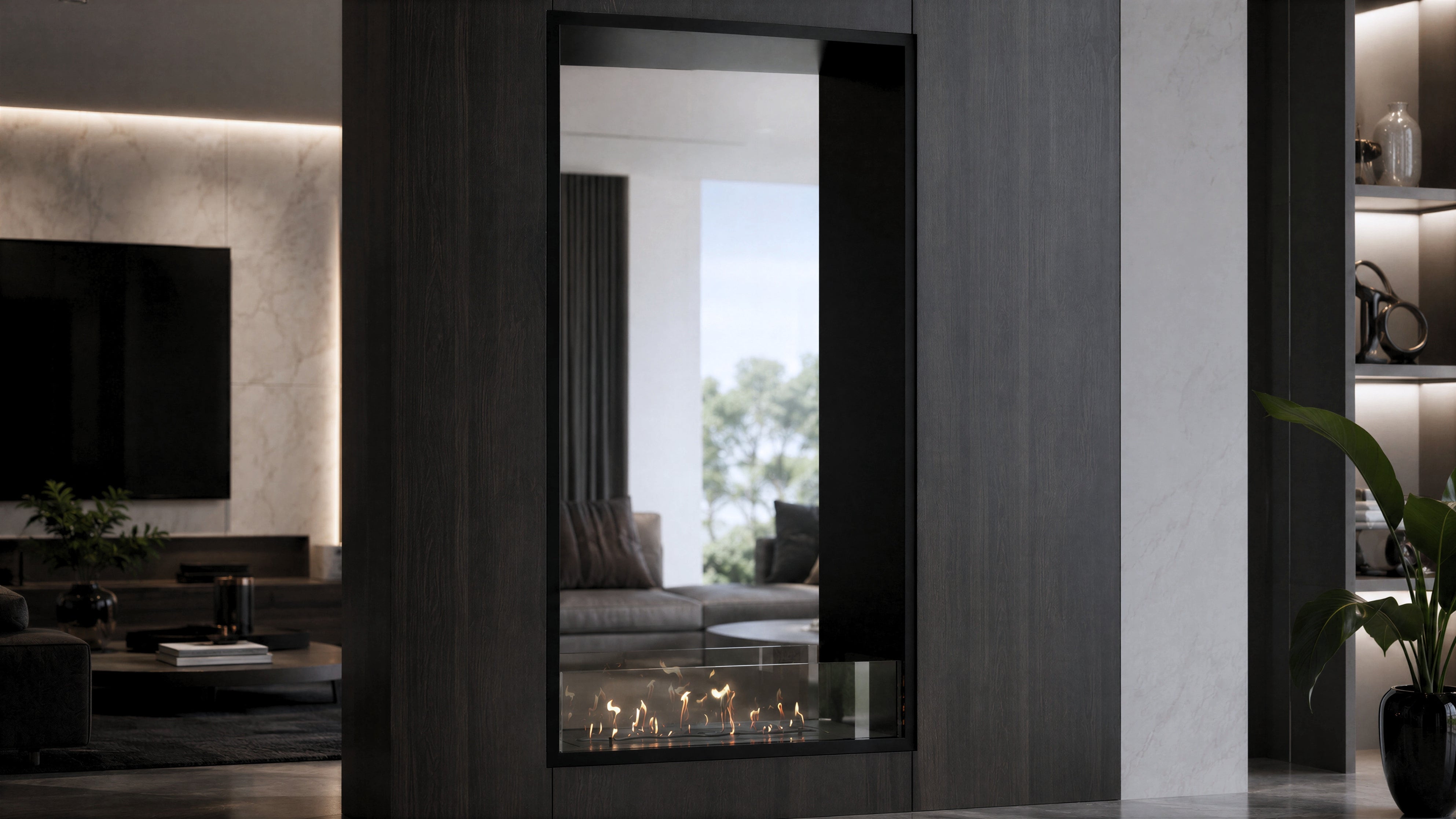 Bio ethanol fireplaces without a flue or chimney - Wild Flame