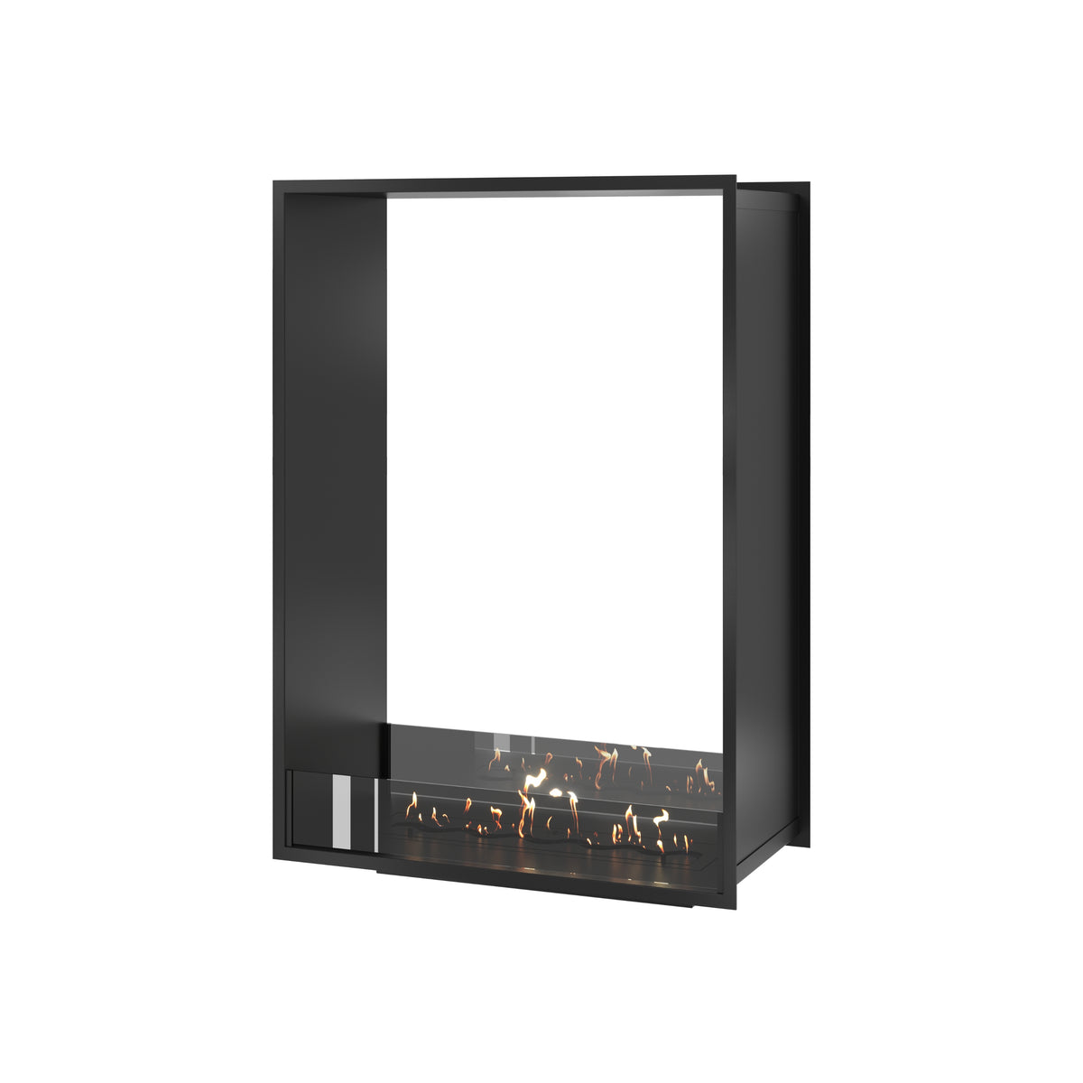Fame Vertical See-Through Fireplace 80 x 100 cm