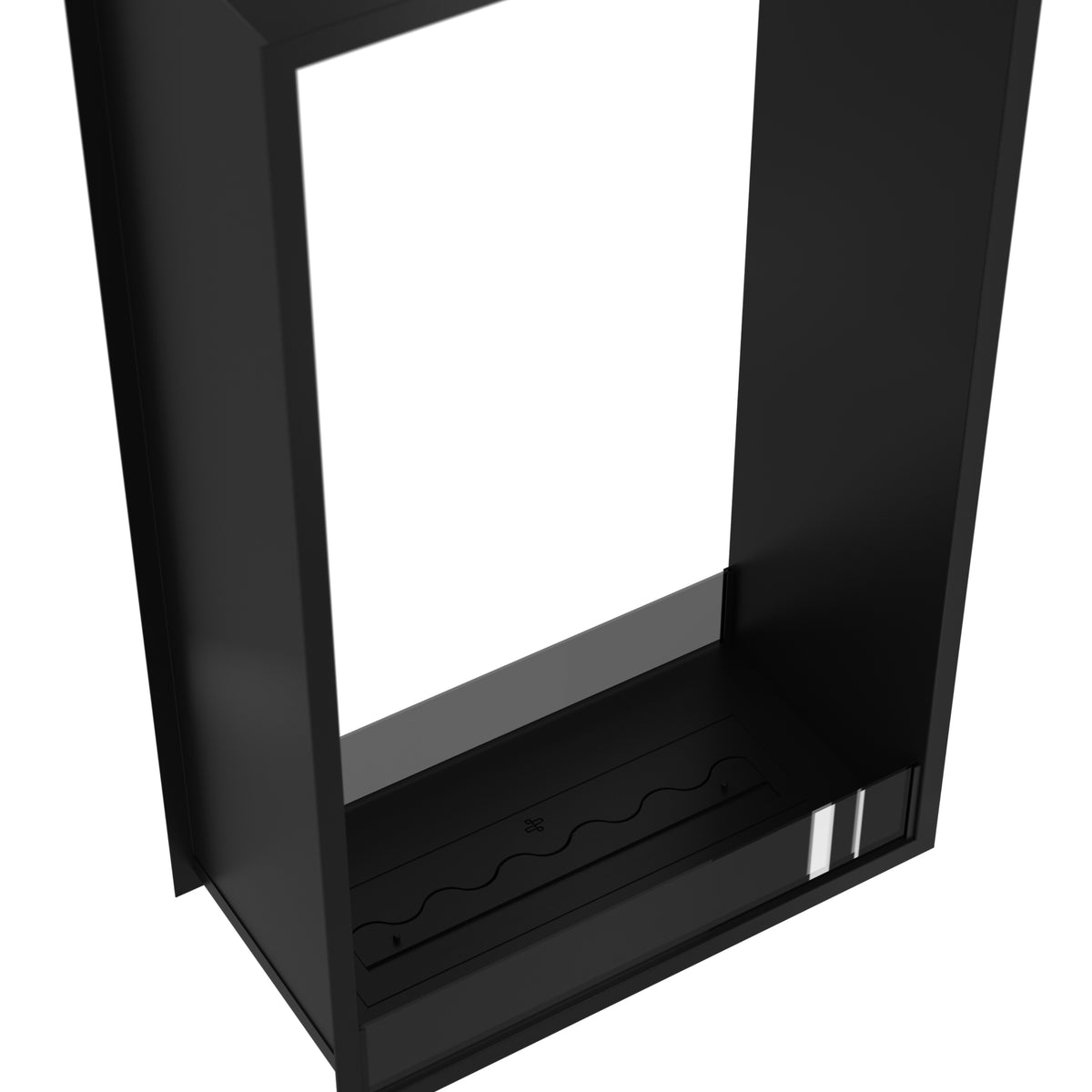 Fame Vertical See-Through Fireplace 80 x 160 cm