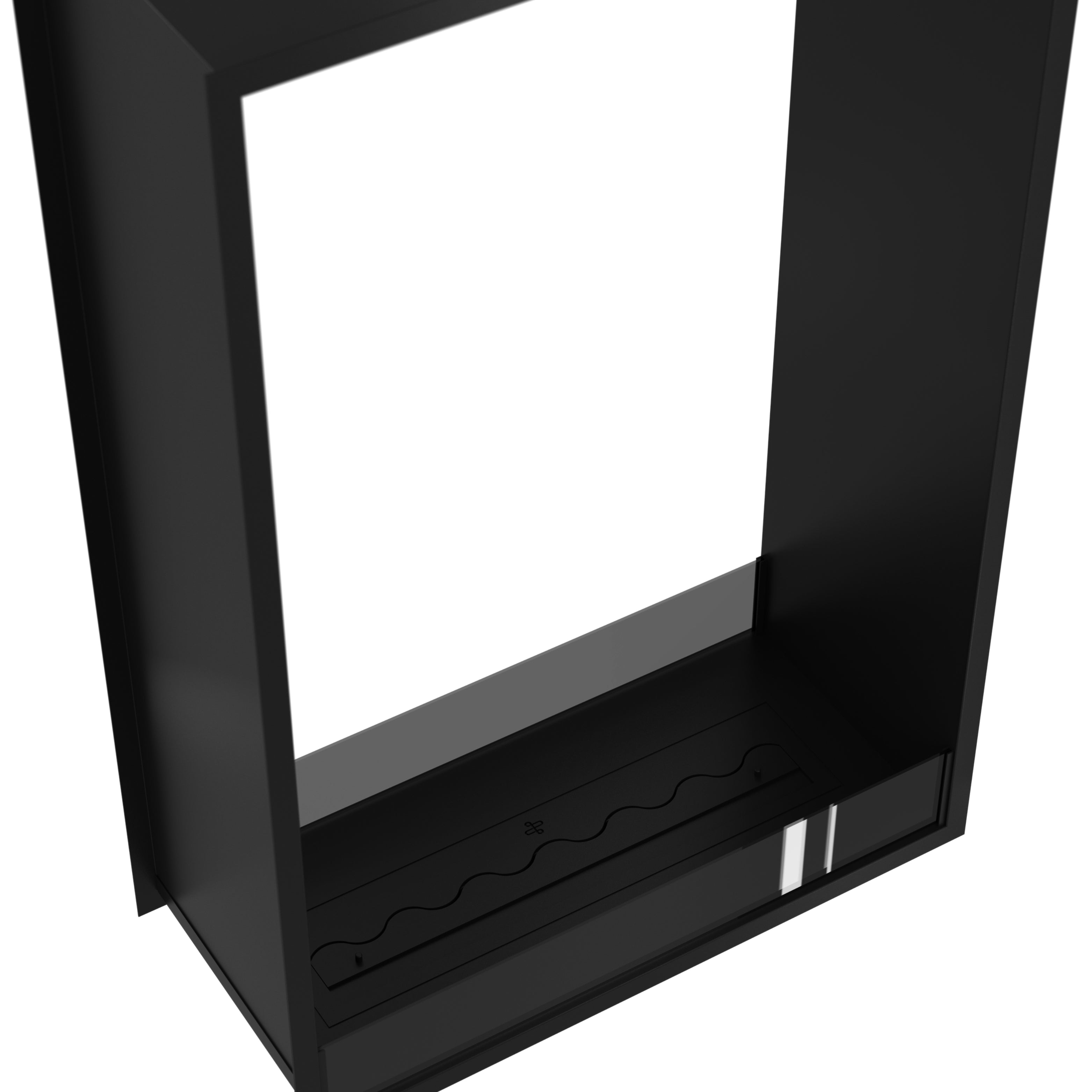 Image of Fame Vertical See-Through Fireplace 90 x 100 cm