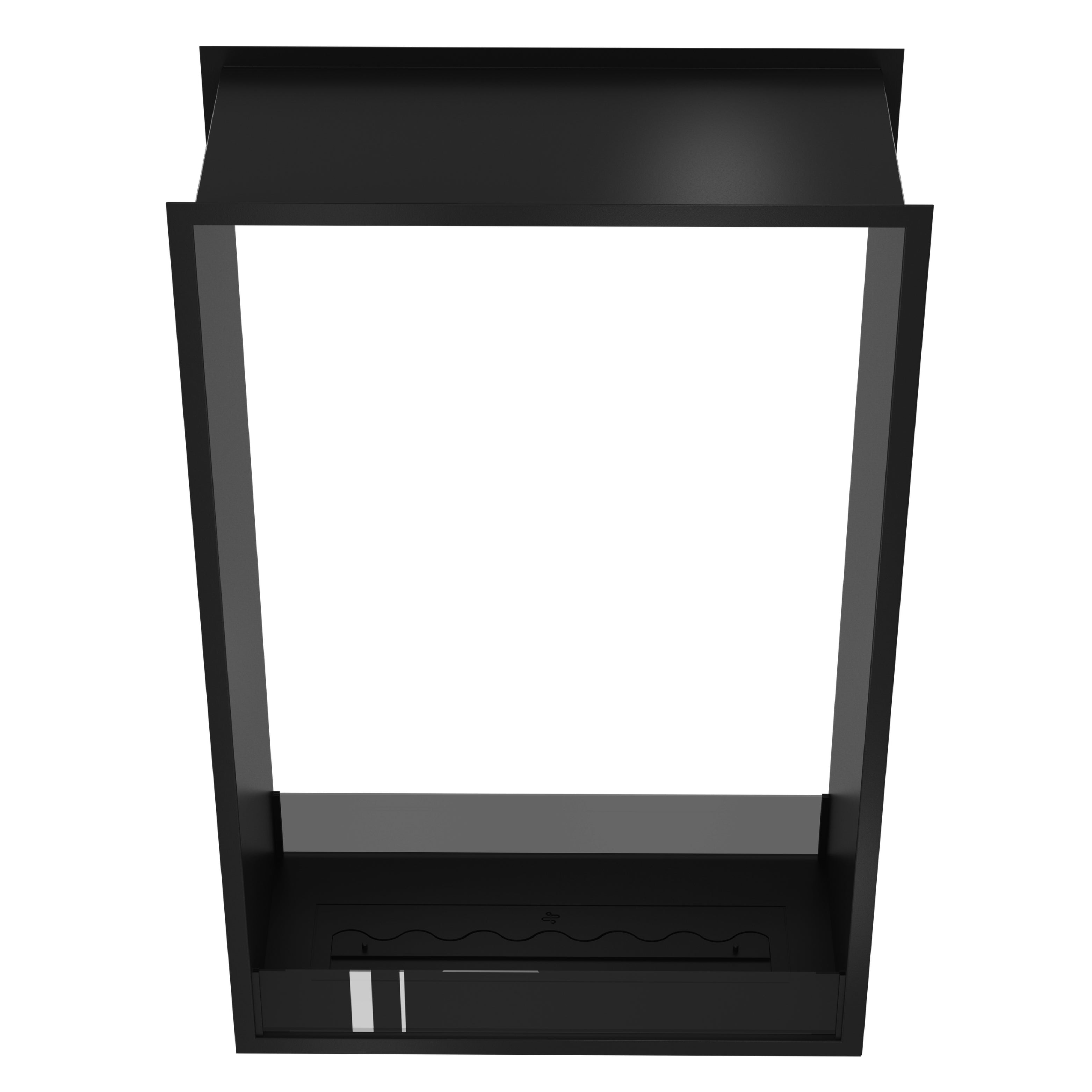 Image of Fame Vertical See-Through Fireplace 90 x 140 cm